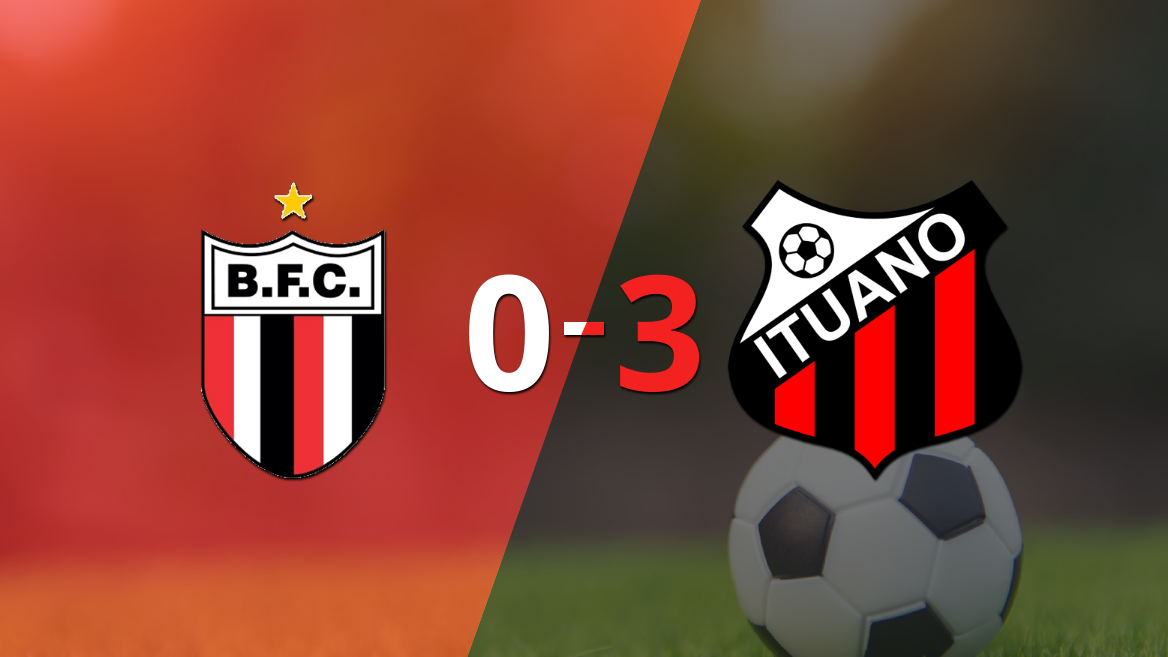 De visitante, Ituano goleó a Botafogo-SP con un contundente 3 a 0
