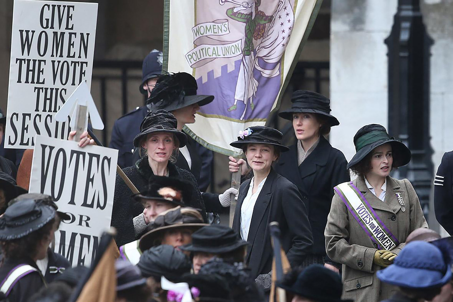 film image "suffragettes".  filmaffinity