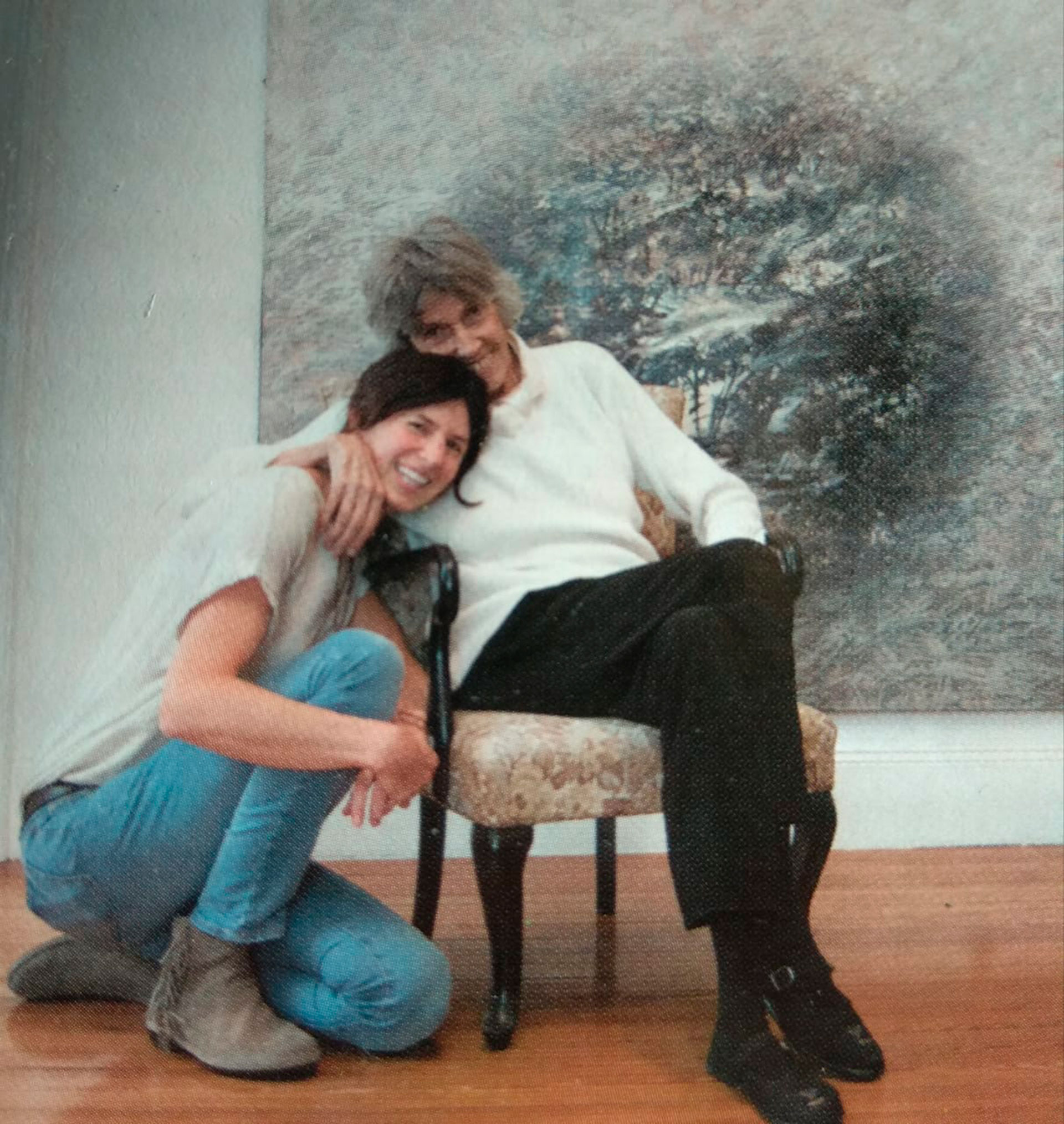 Josefina Robirosa y su nieta, María Torcello. Gentileza: María Torcello