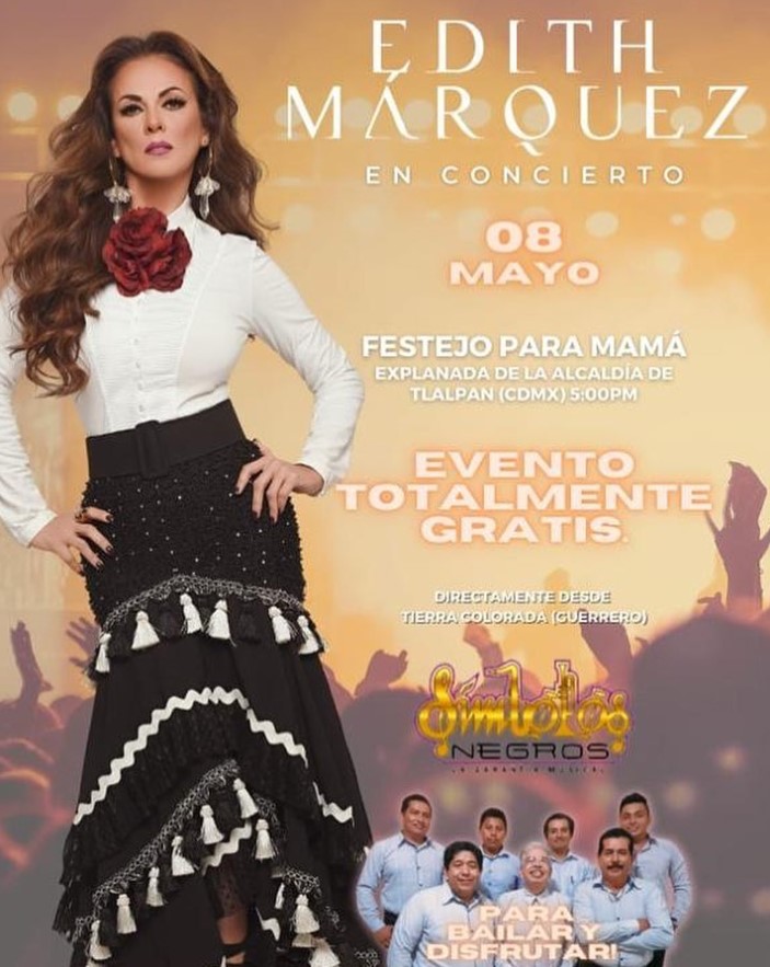 Edith Márquez will be in Mexico City (Photo: Instagram/@edithmarquezlanda)