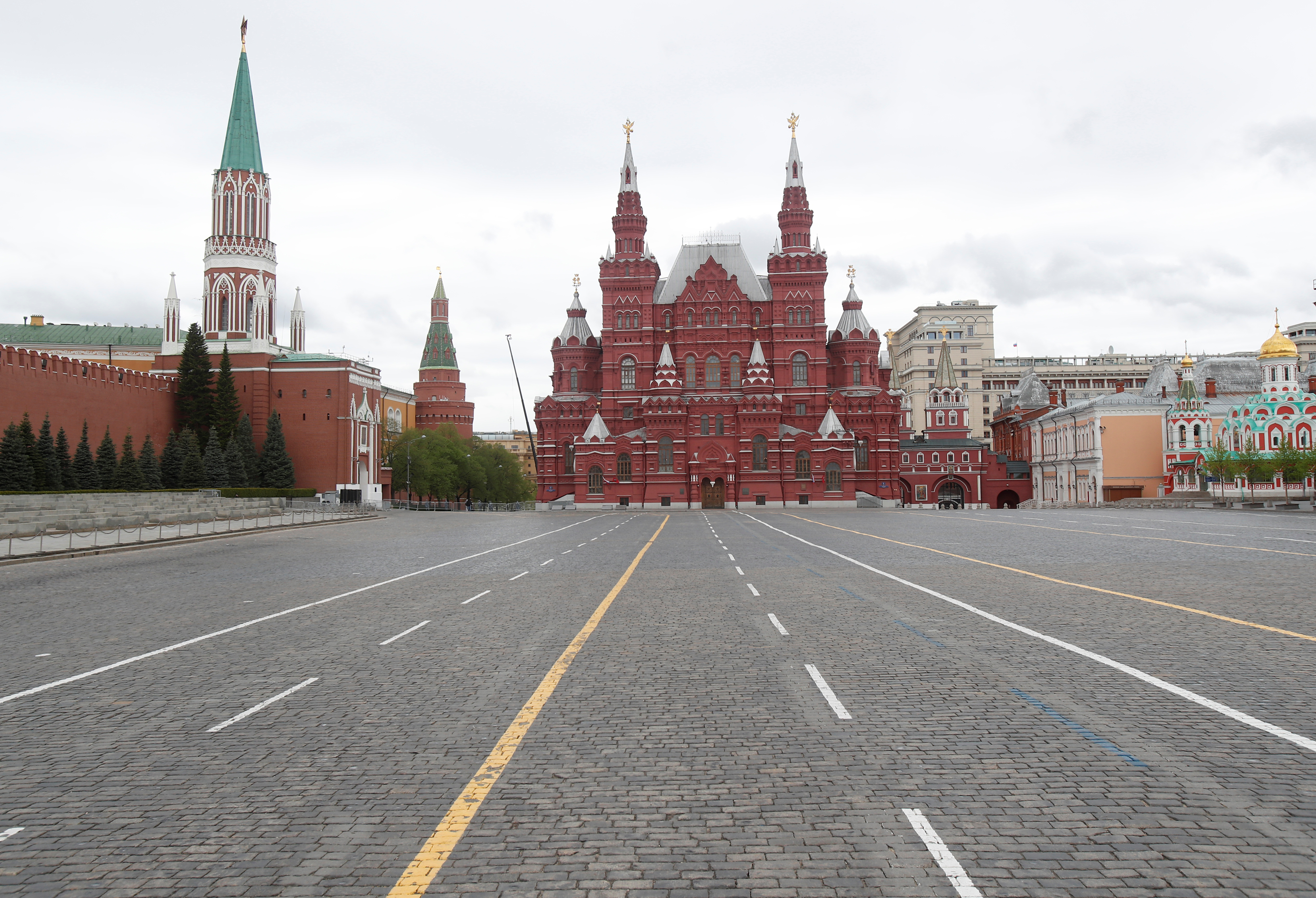 AHORA - La Plaza Roja durante el día de la Victoria, en el centro de Moscú (REUTERS/Maxim Shemetov)