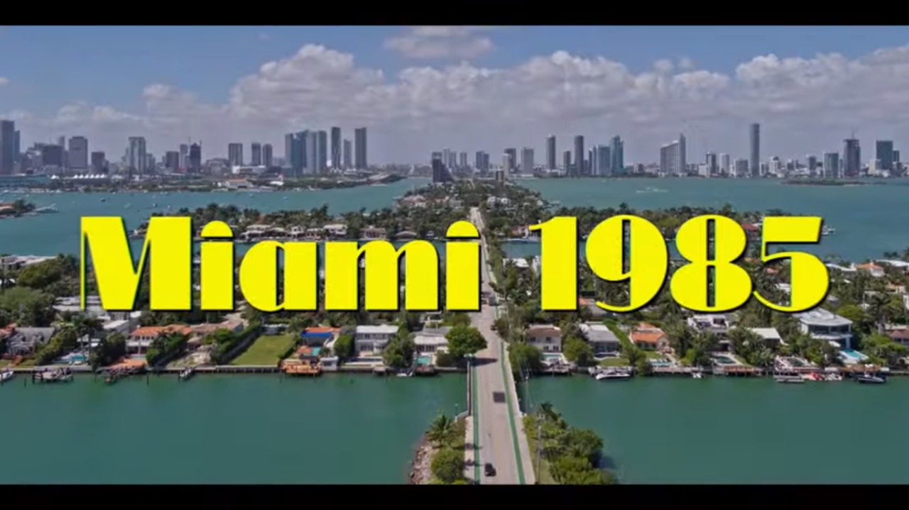 The Miami of the 80s that Cucu knew.  (HBOMax)