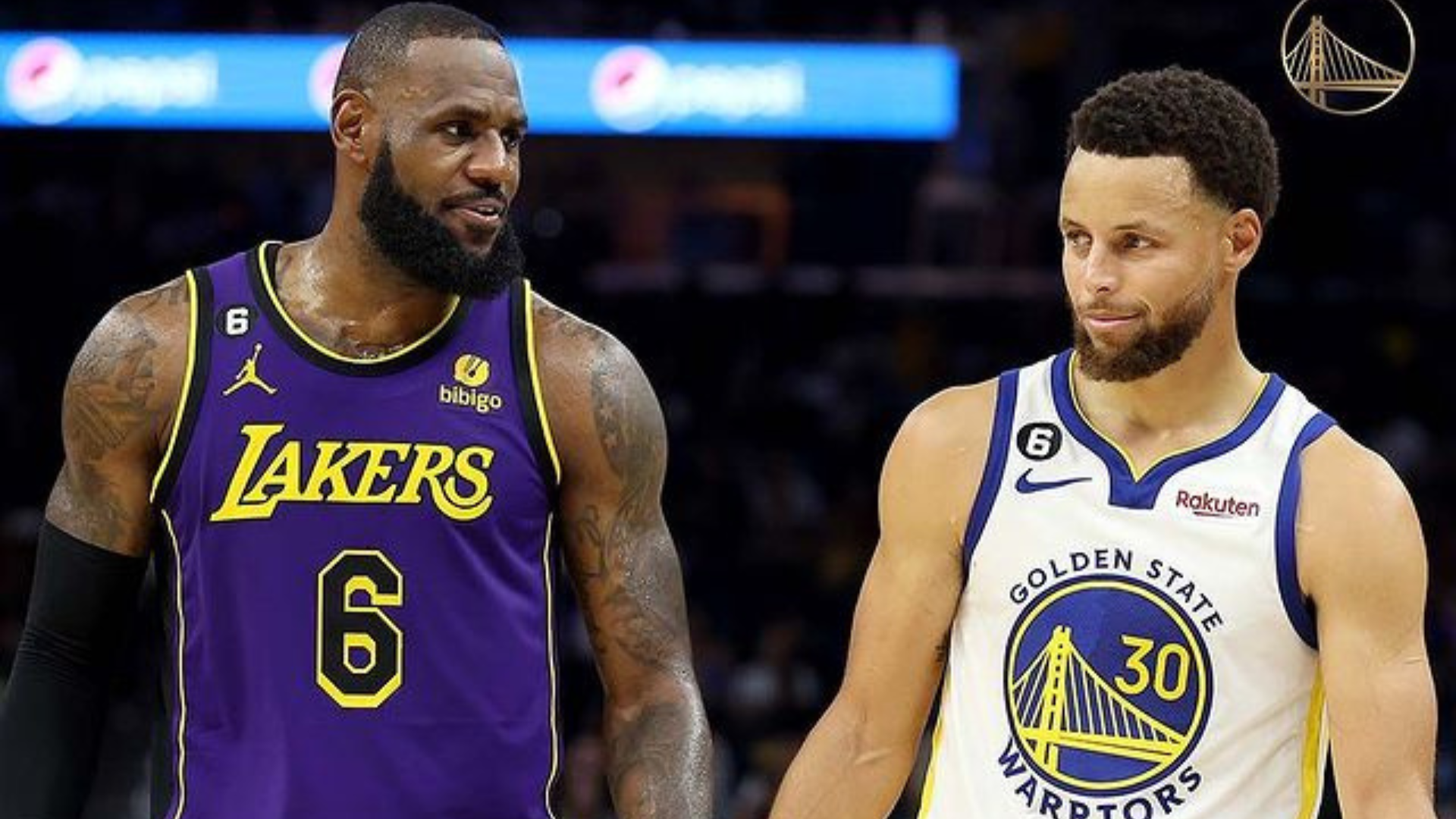LeBron James y Stephen Curry se volverán a ver las caras por la semifinal de la conferencia Oeste de la NBA. (Warriors)