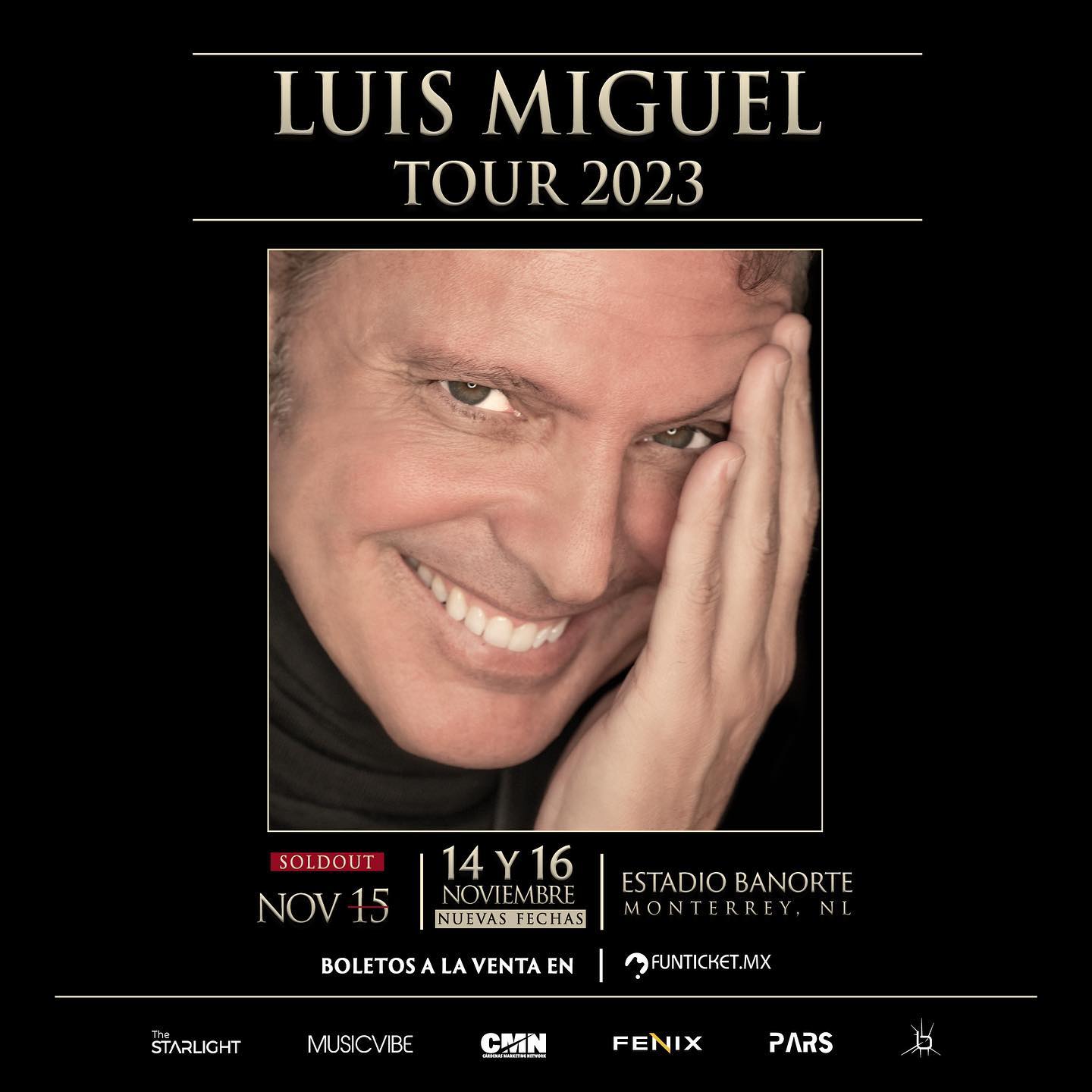 ¡Nuevas fechas! Luis Miguel anuncia más conciertos en CDMX y Monterrey