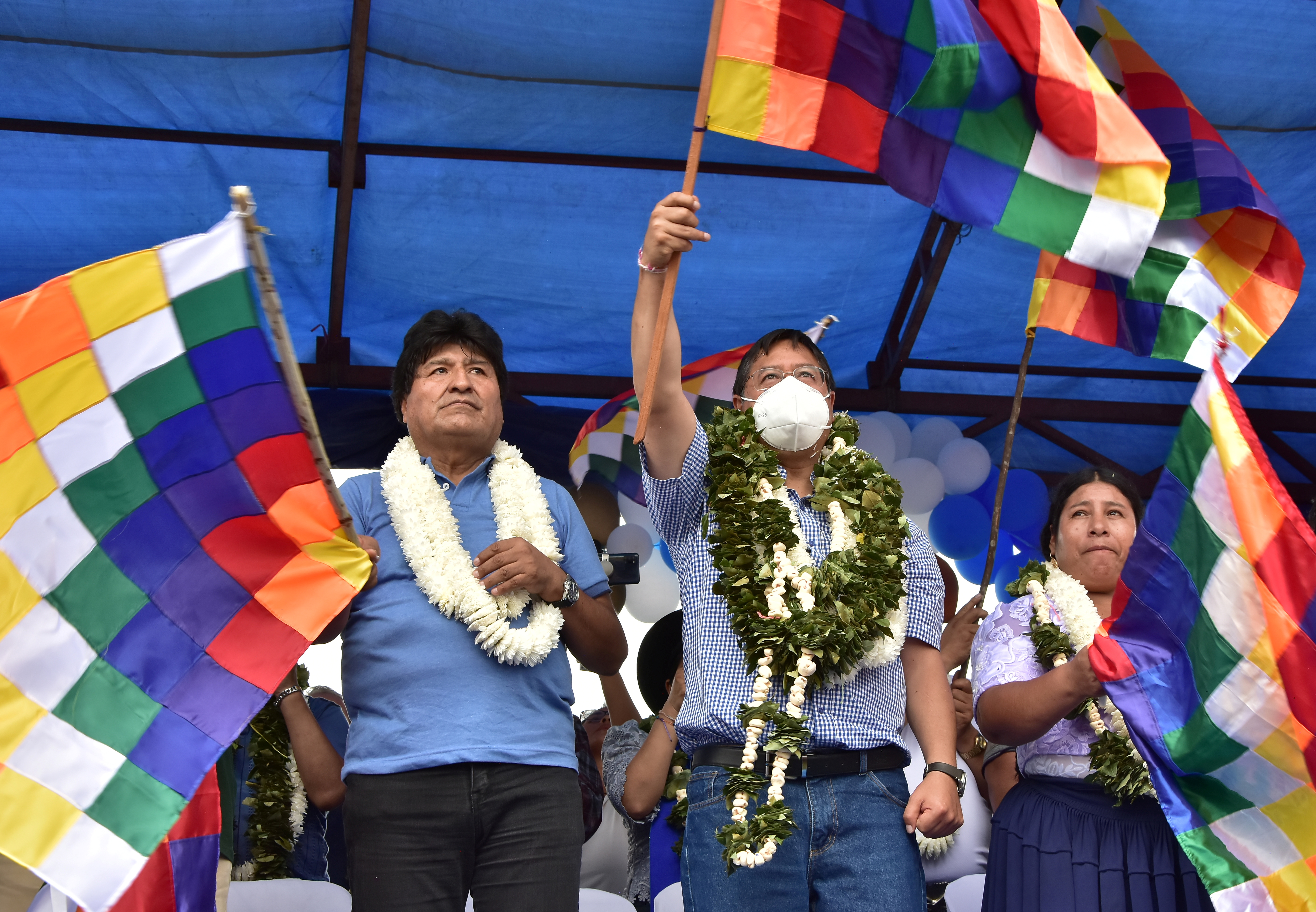 Evo Morales y Luis Arce, hoy distanciados (Reuters)