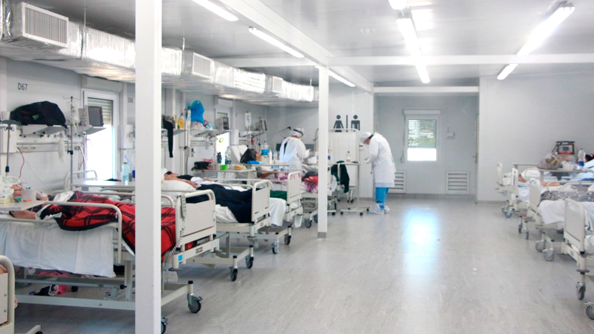 Las clinicas del conurbano bonaerense trabajan con sus camas de terapia intensiva entre el 80 y el 95% de ocupación
