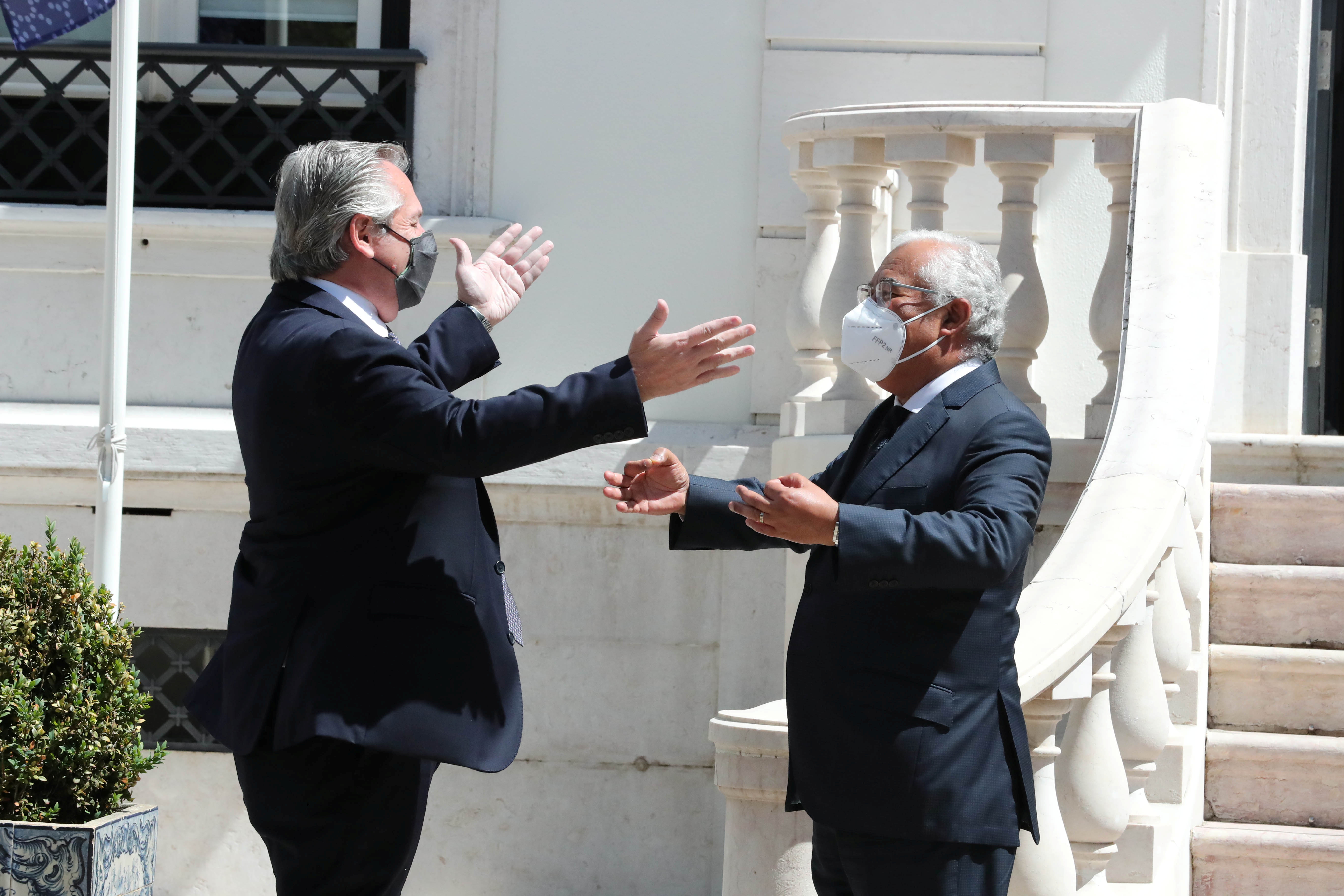 Alberto Fernández se reunió con el primer ministro de Portugal, Antonio Costa