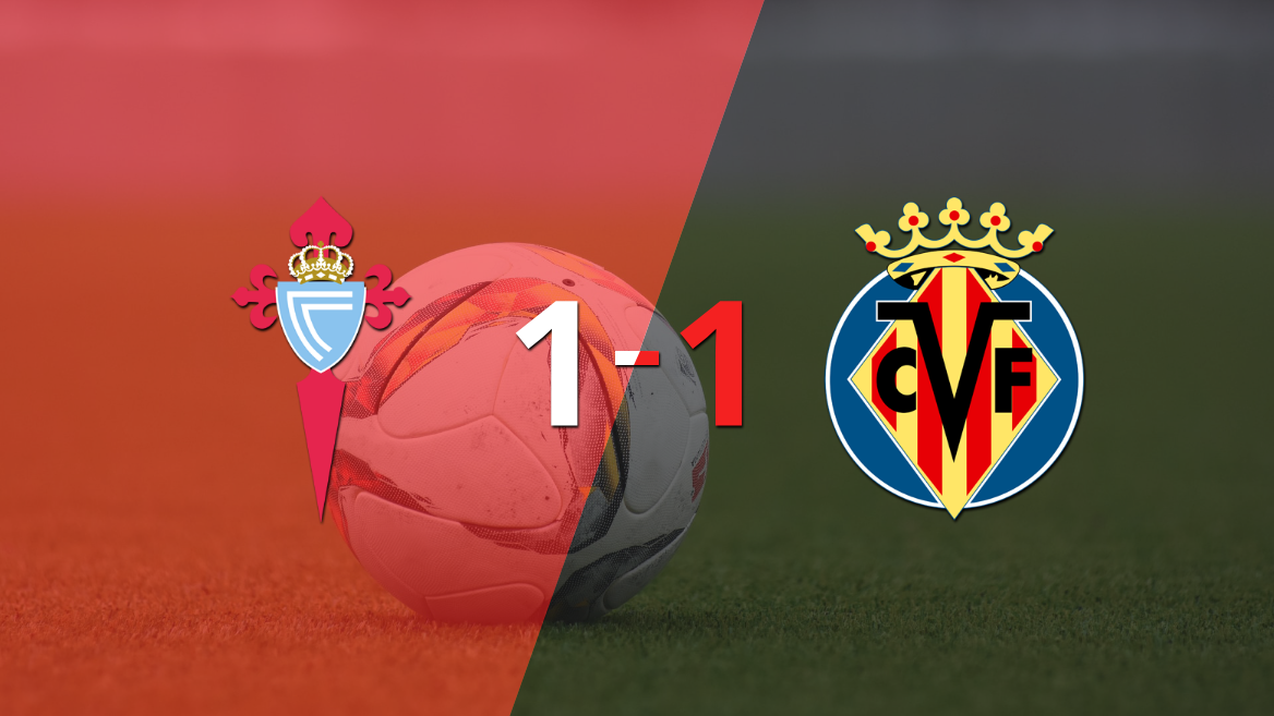 Celta logró sacar el empate de local frente a Villarreal