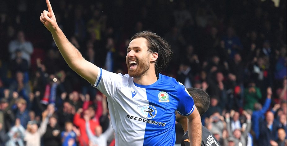 Ben Brereton Díaz tras anotar un gol con el Blackburn Rovers. | Foto: Getty Images