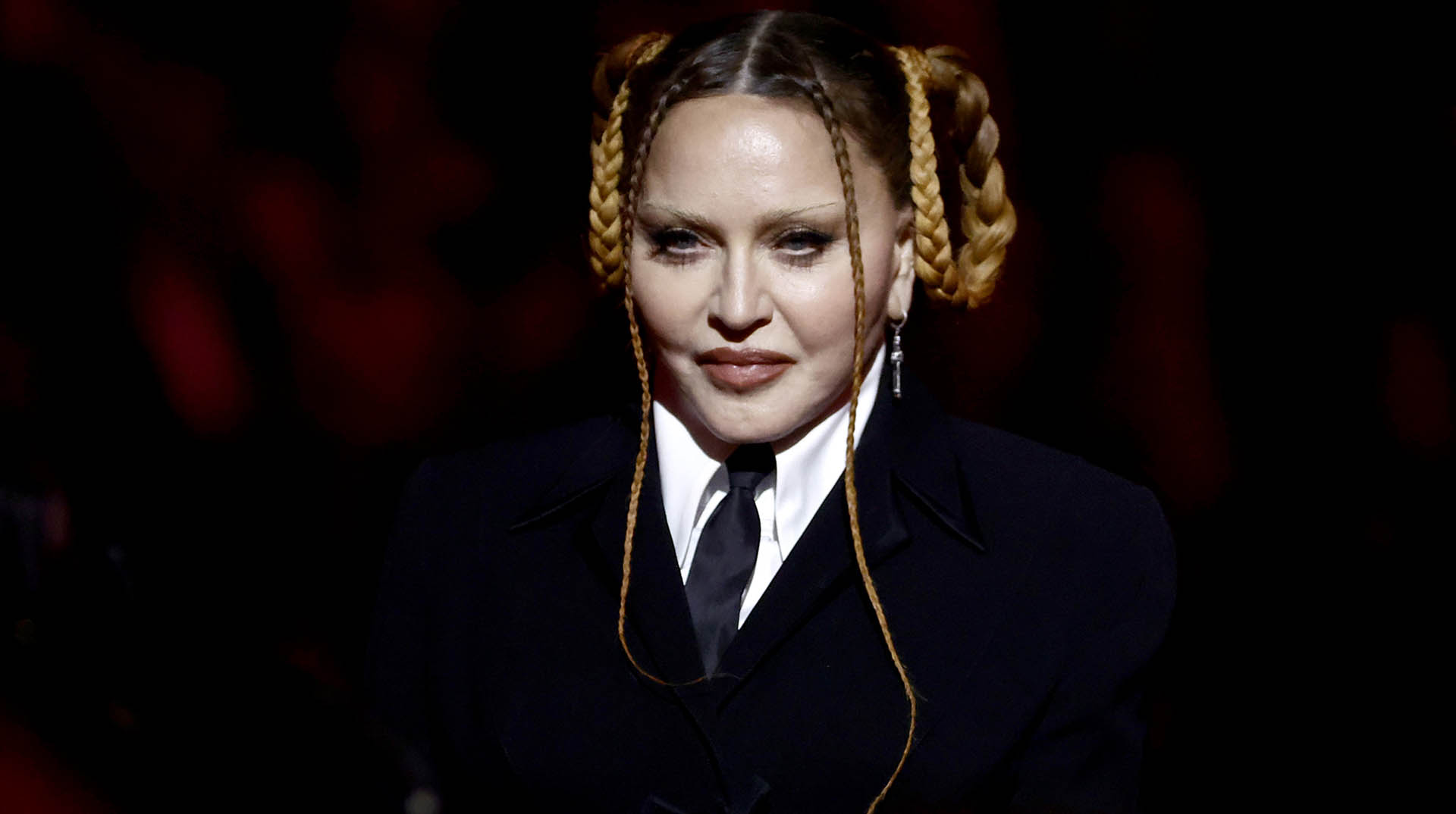 La imagen de Madonna que creó un revuelo de críticas. (Foto por Frazer Harrison/Getty Images)
