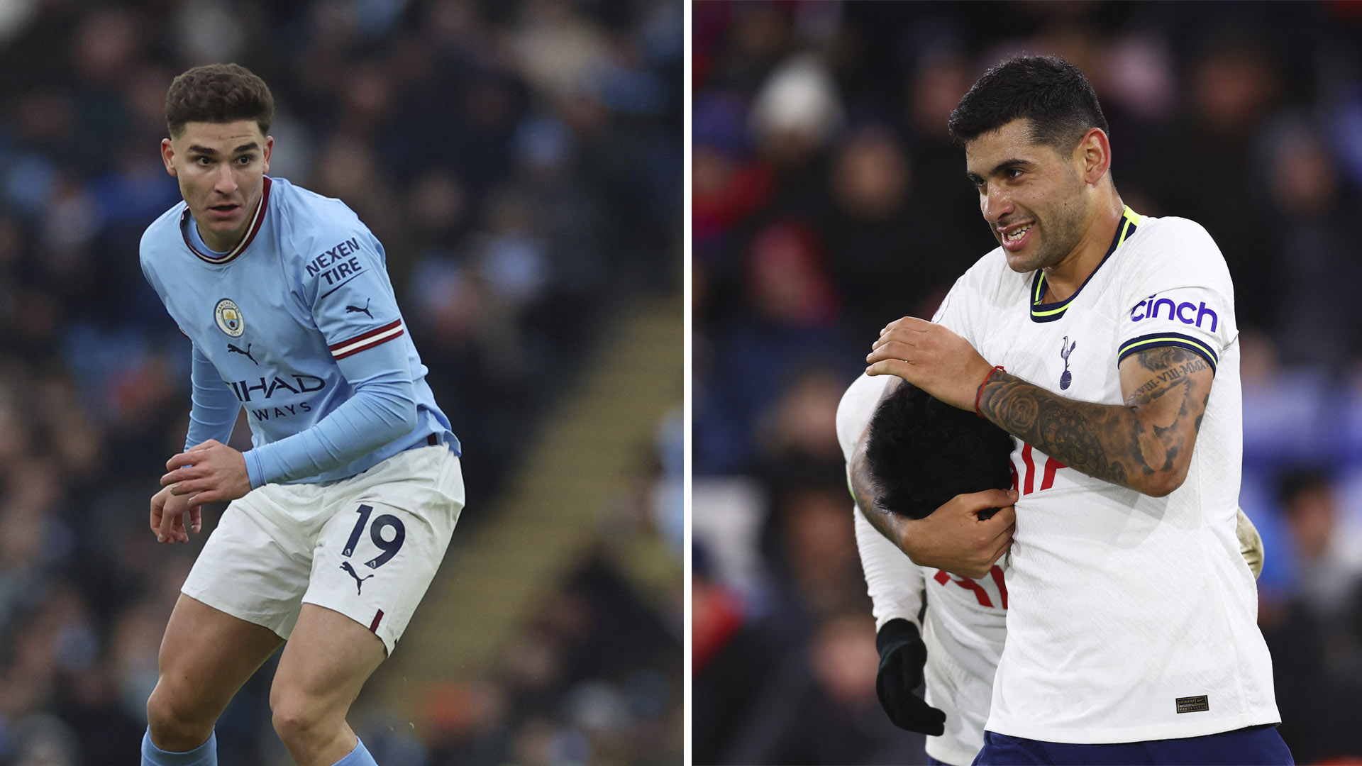 El Manchester City de Julián Álvarez visitará al Tottenham de Cuti Romero: hora, TV y formaciones