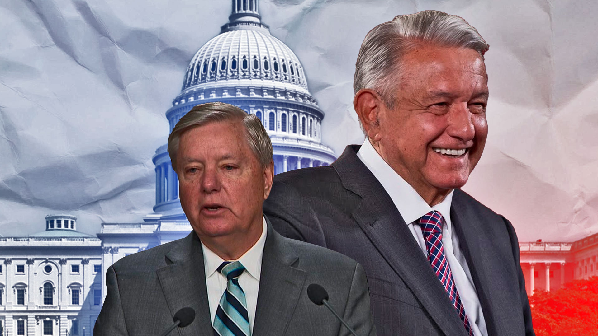 Lindsey Graham acusó a la administración del presidente López Obrador como "narcoterrorista". Imagen: Infobae México/Jovani Pérez