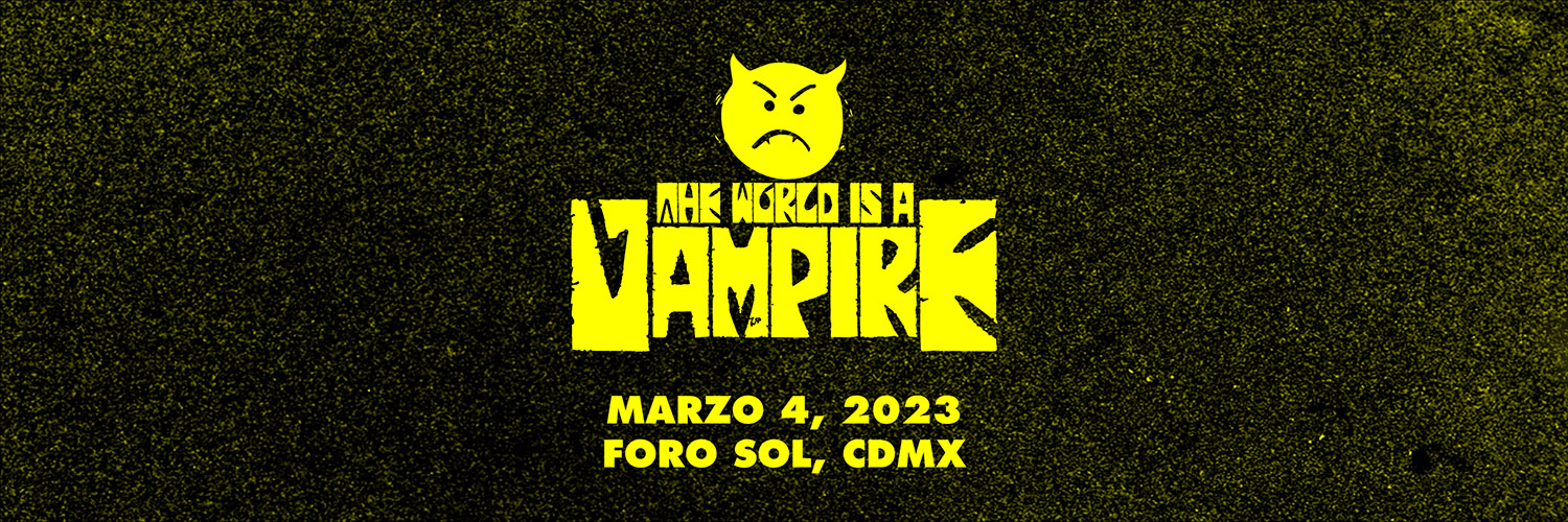 The Smashing Pumpkins encabeza el nuevo festival The World Is a Vampire en la Ciudad de México.
(Twitter:@TWIAV_Mx)