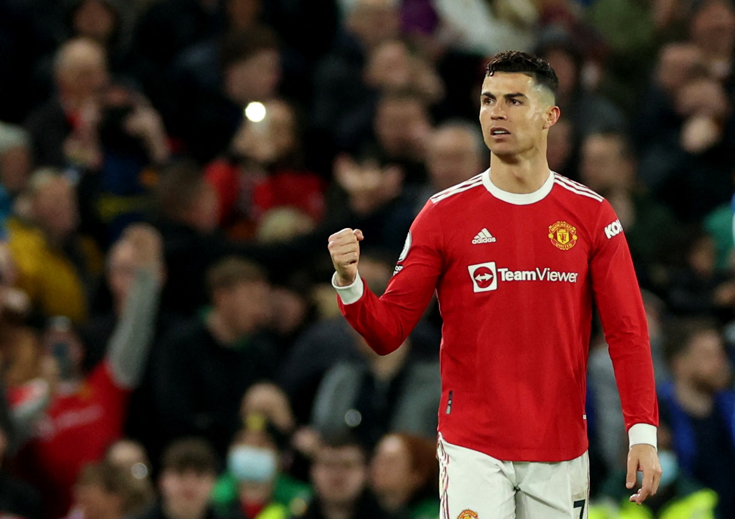 Cristiano Ronaldo lleva 24 goles en 38 partidos esta temporada en el Manchester United (Foto: REUTERS)