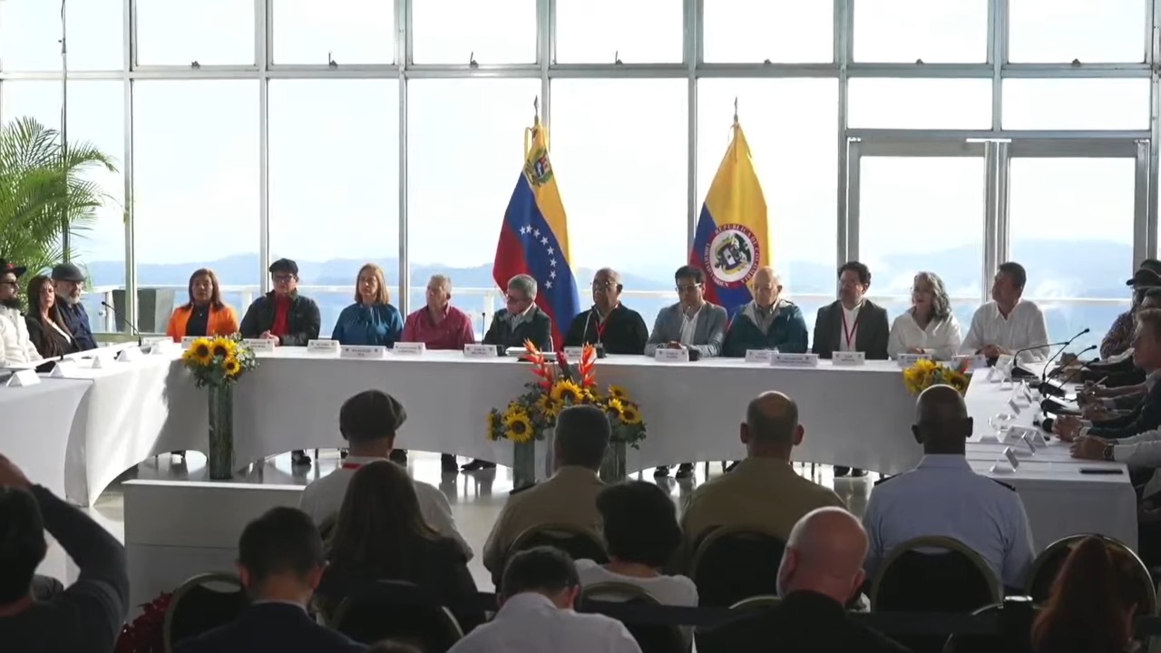 The Venezuelan opposition does not look favorably on the talks between the Colombian State and the ELN taking place in their country.  Photo: Colombian Presidency
