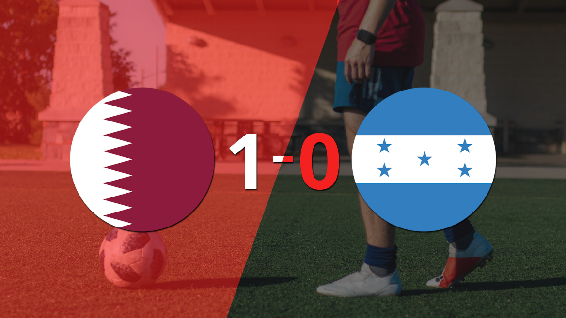 Con lo justo, Catar venció a Honduras 1 a 0 en el estadio Marbella Football Center