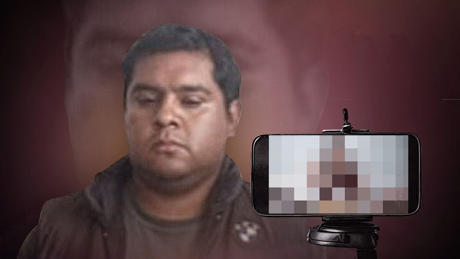 Marco Antonio recibió la sentencia más alta a nivel nacional por el delito de pornografía infantil (Ilustración: Jovani Pérez/Infobae)