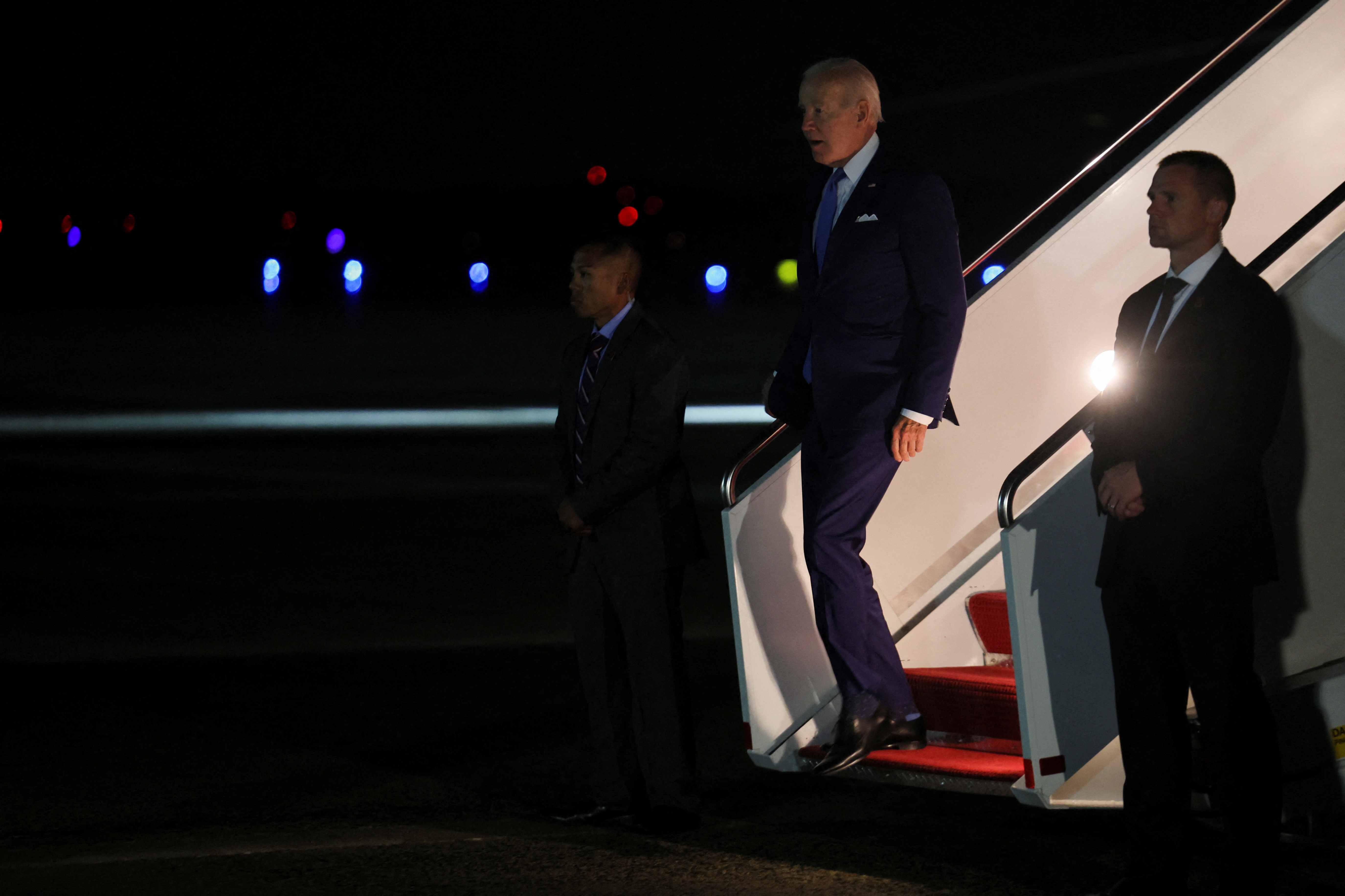El presidente, Joe Biden, regresó a suelo norteamericano tras concluir su gira en la que se reunió con los líderes de Israel, Irak, Egipto y Emiratos Árabes Unidos