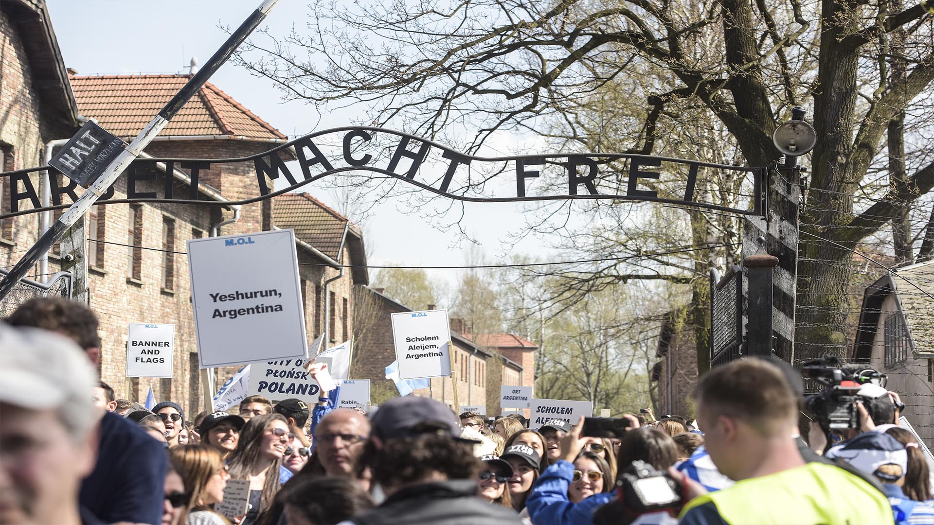 Marcha por la vida en Auschwitz 