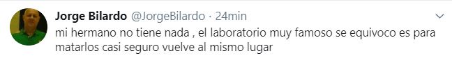 Carlos Bilardo no tiene coronavirus, su hermano confirmó que hubo un error del laboratorio
