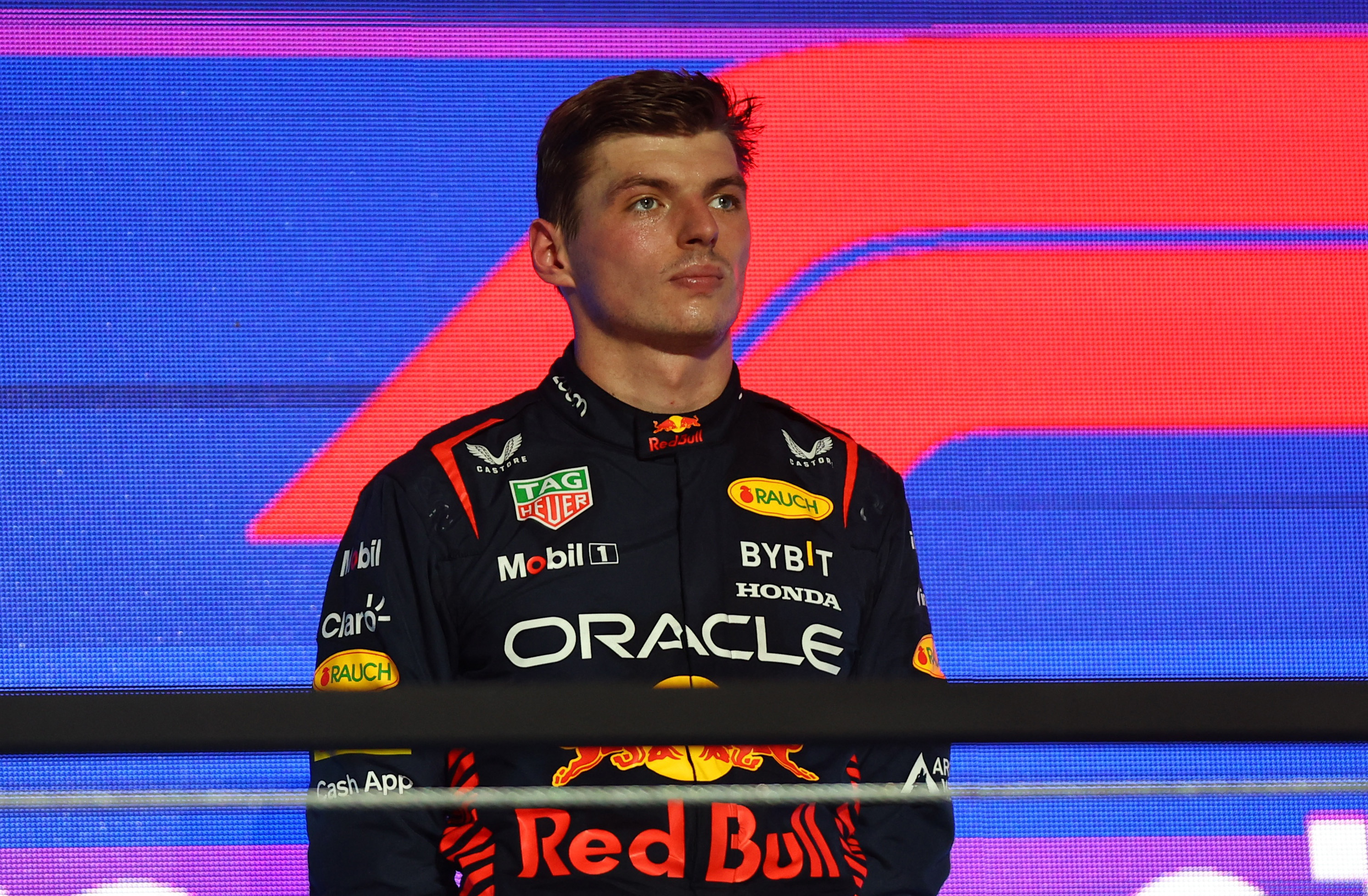 Max Verstappen finalizó en segundo lugar del Gran Premio de Arabia y quedó inconforme con el resultado (REUTERS/Rula Rouhana)
