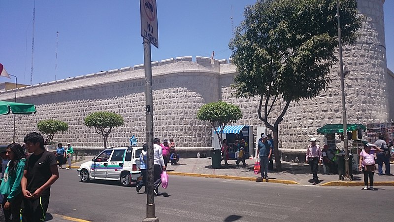 Frontis de la cárcel Siglo XX, en Arequipa, donde fue fusilado Víctor Apaza Quispe. (DSan)