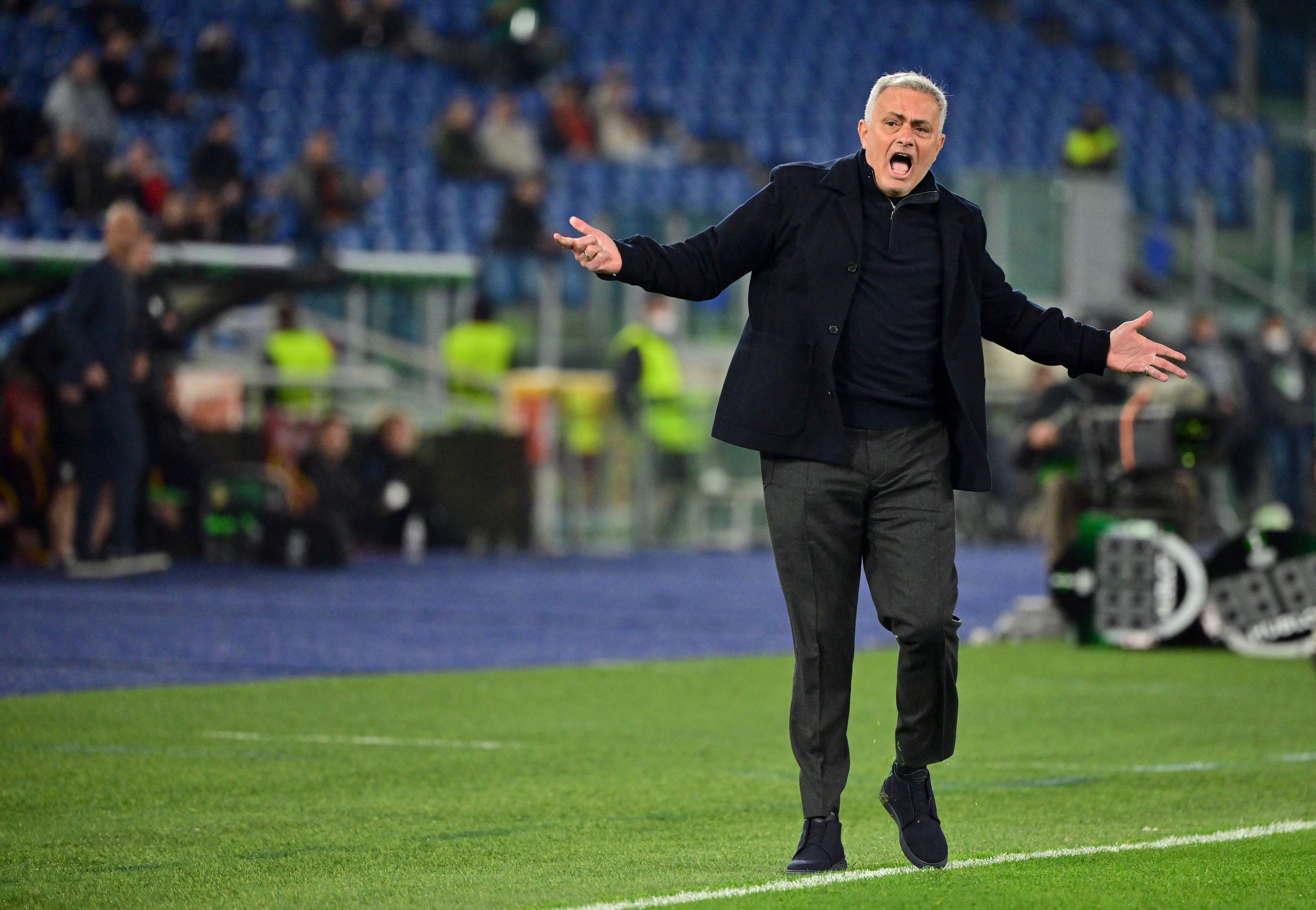 El entrenador de la Roma volvió a enfrentarse con un periodista luego de una victoria en la Serie A (Foto: Reuters)