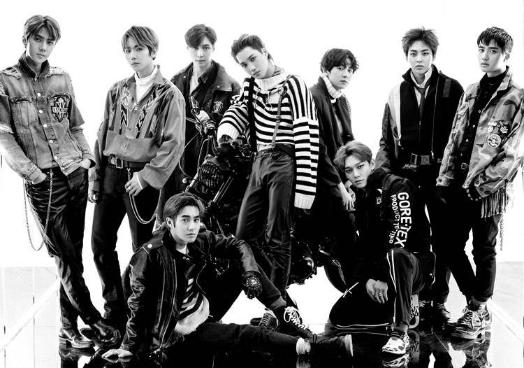 El grupo EXO (Foto: S.M. Entertainment)