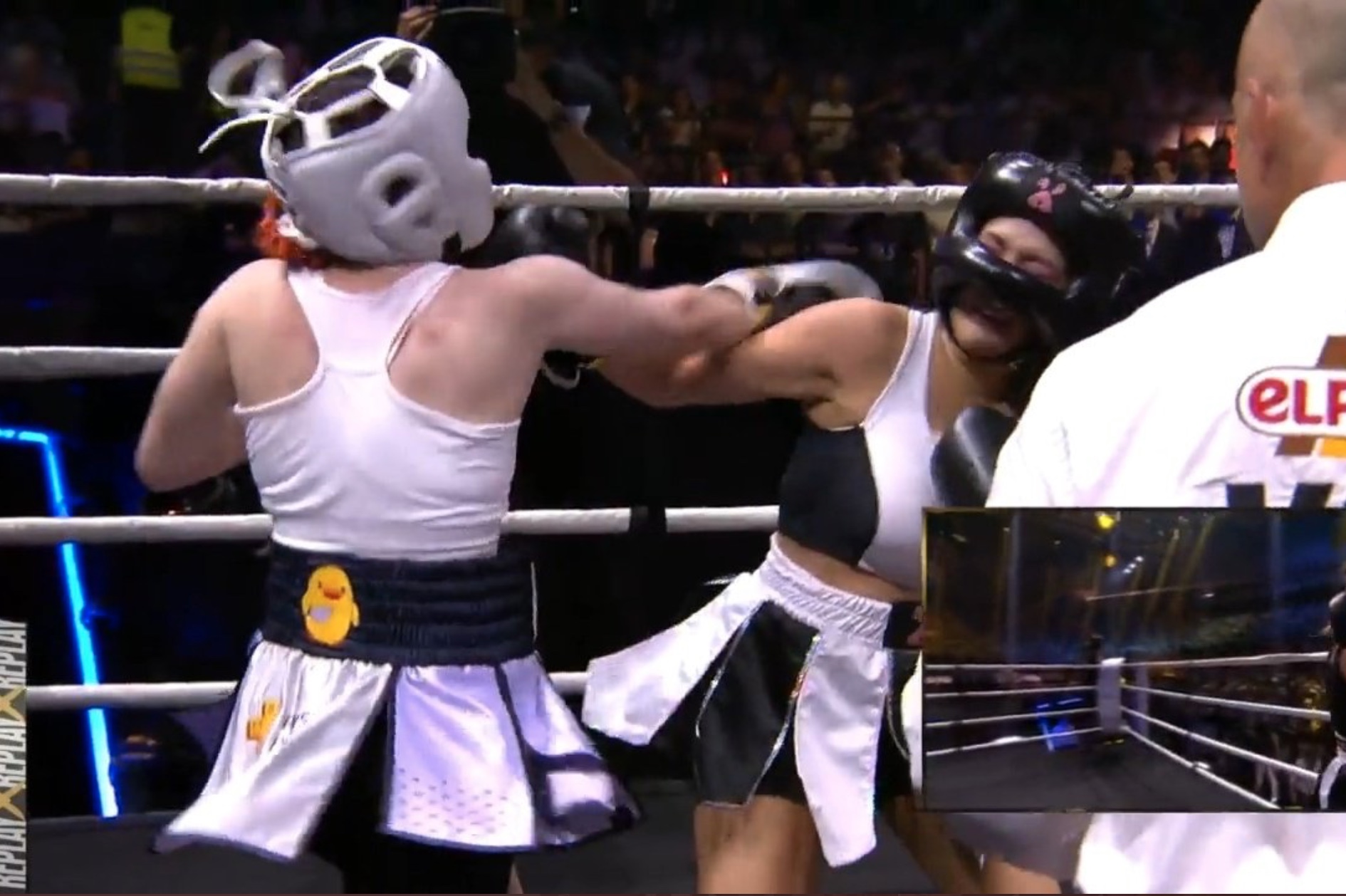 La streamer mexicana, Arigameplays, triunfó en emocionante pelea de box de la Velada del Año 2 (Foto: Twitch/Ibai Llanos)