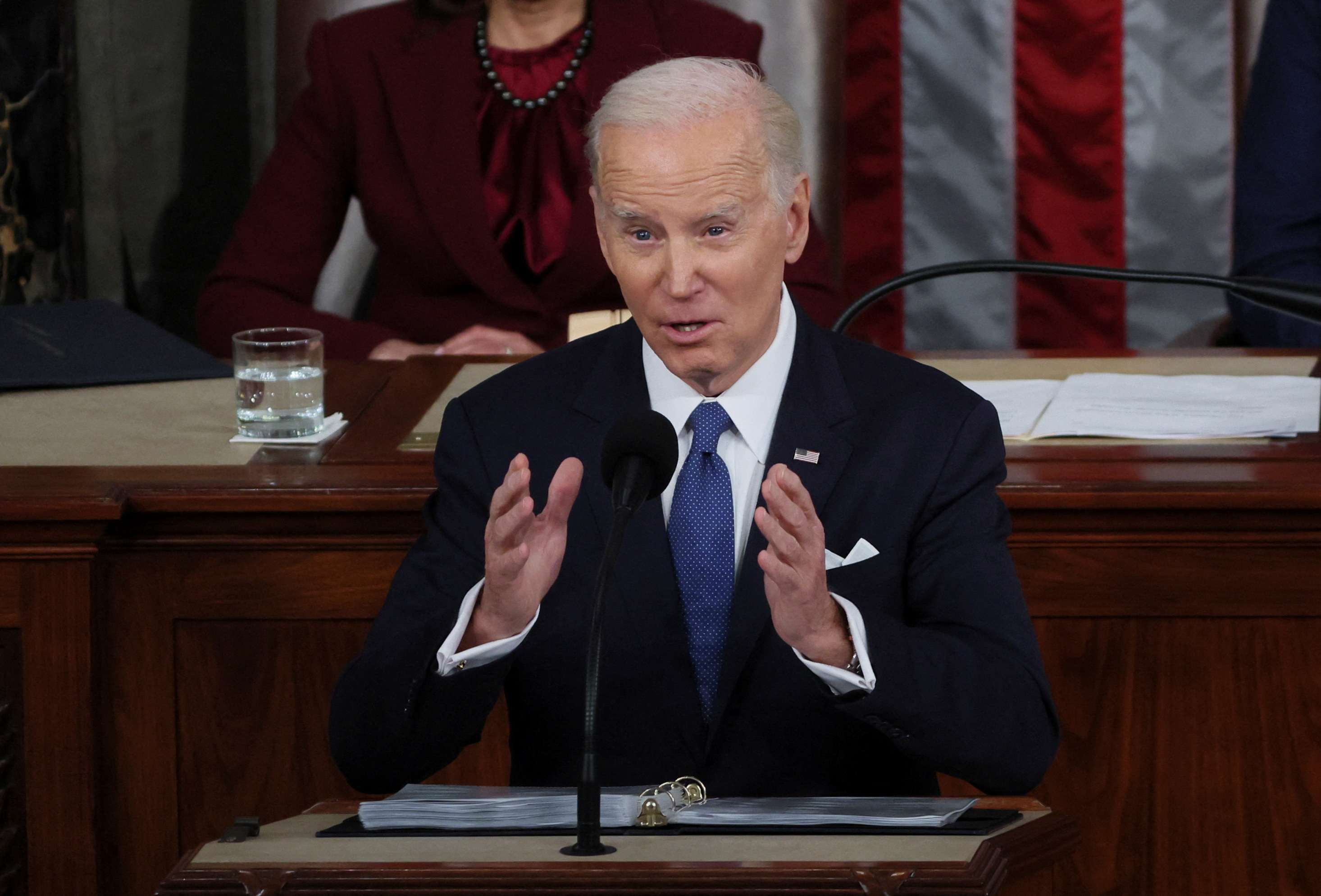 Joe Biden, advirtió que si China amenaza a la soberanía de su país, actuará como ya lo ha hecho, en clara alusión al derribo del globo espía chino que sobrevoló el territorio de EE.UU la semana pasada. (REUTERS)