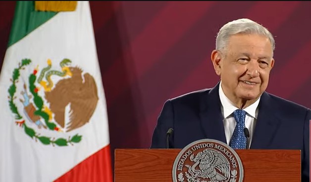 El Presidente Andrés Manuel López Obrador durante su conferencia matutina de este martes 6 de junio. Foto: Captura de Pantalla