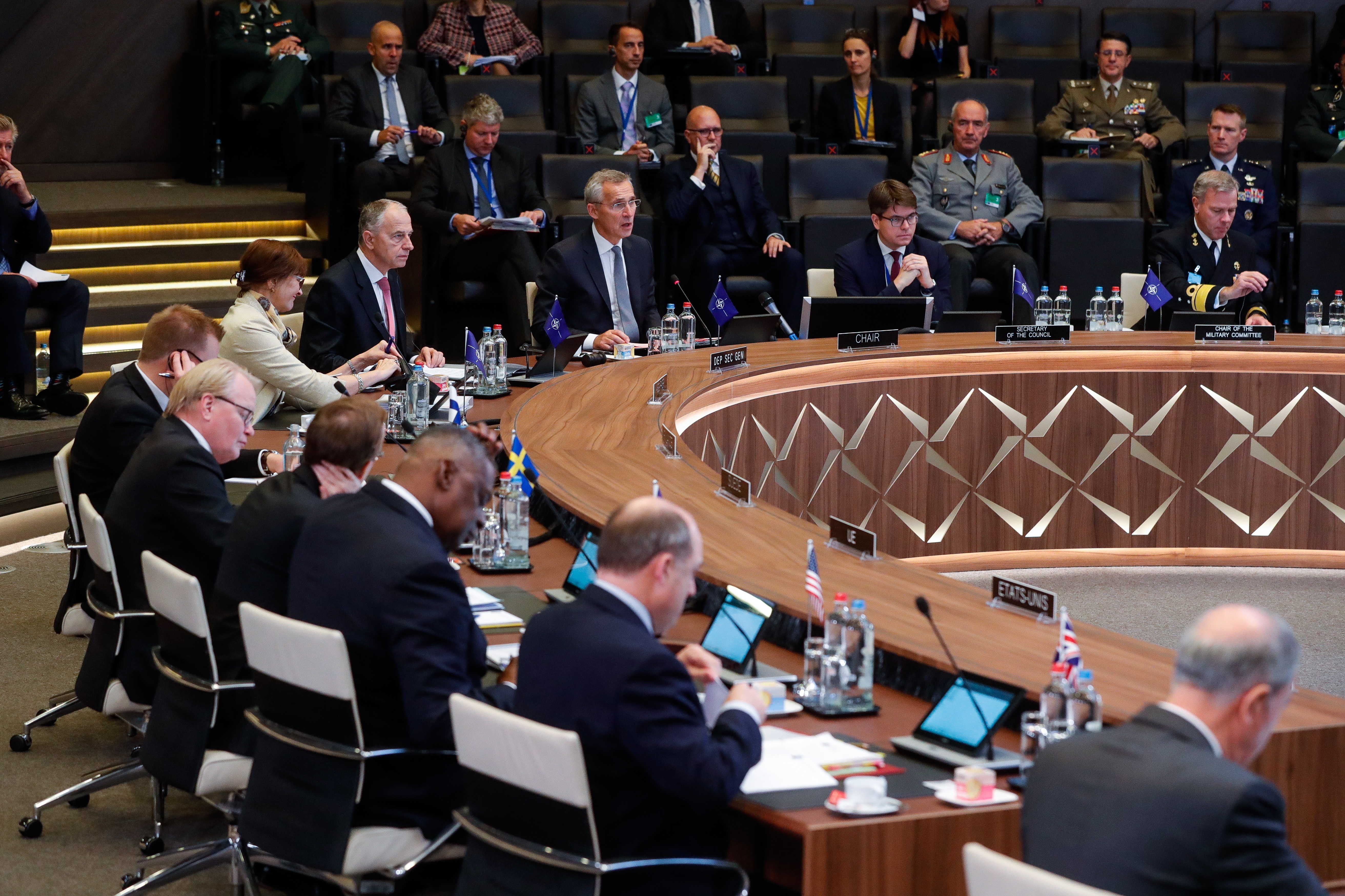 Vista general de la cumbre de la OTAN que se celebró en Bruselas (Foto: EFE)