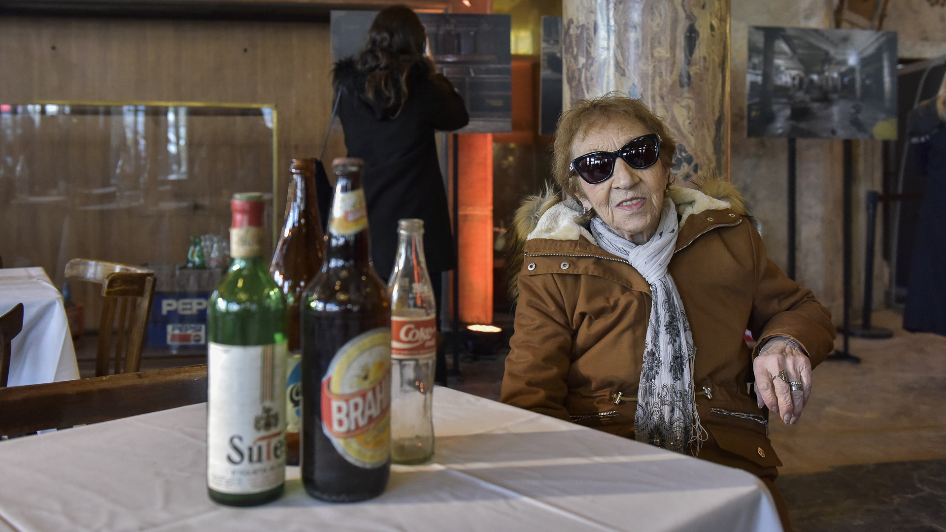 Elena Crea, de 90 años, fue vendedora de la confitería. "Era hermoso trabajar aquí" (Gustavo Gavotti)