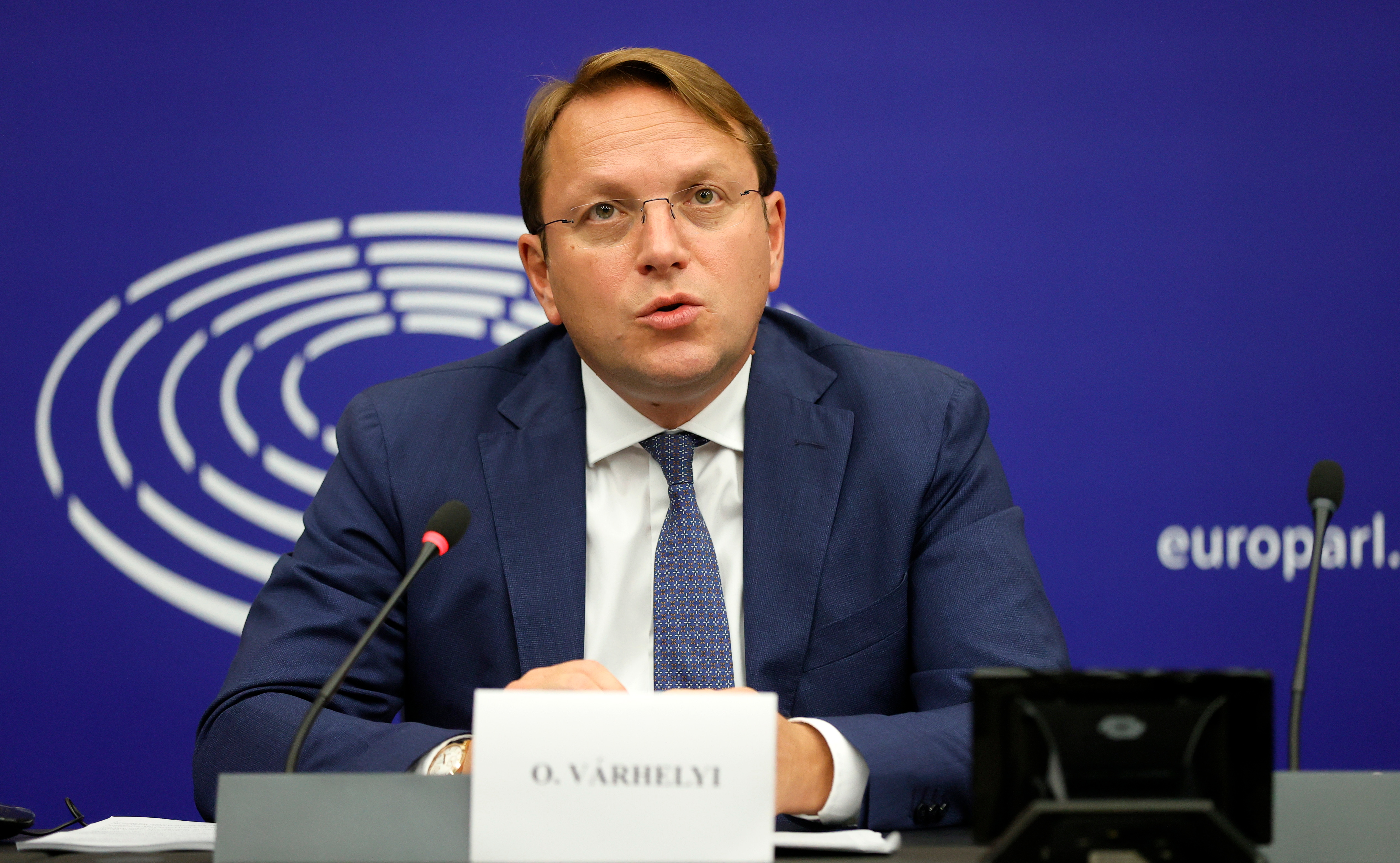 El comisario europeo de Vecindad y Ampliación, el húngaro Olivér Várhelyi (EFE)