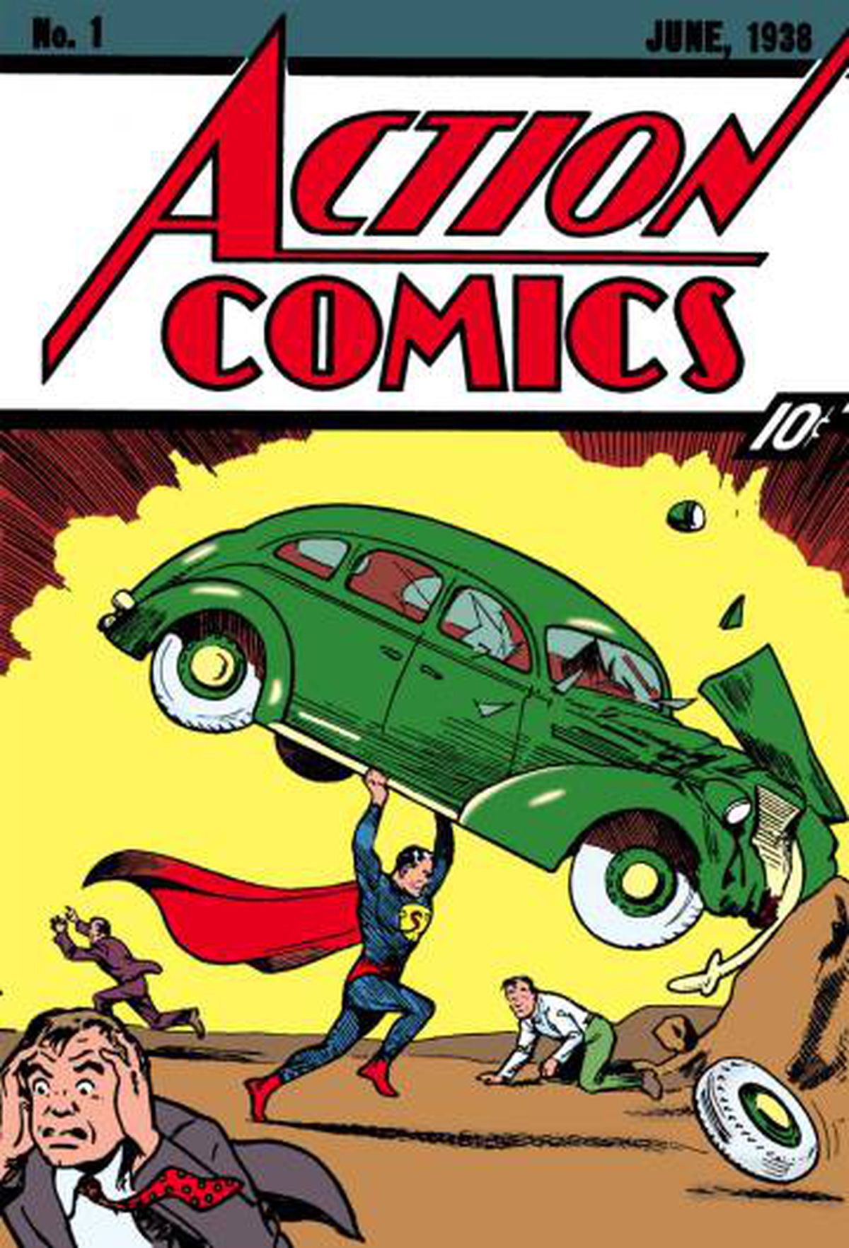 El primer número de Action Comics con la aparición de Superman costó 10 centavos de dólar. Hoy uno de esos ejemplares llegó a ser subastado por casi un millón de dólares