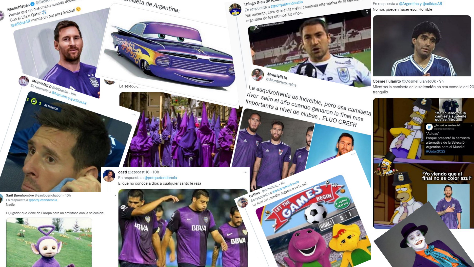 Estallaron los memes por la nueva camiseta suplente de la selección argentina: el guiño de Sacachispas