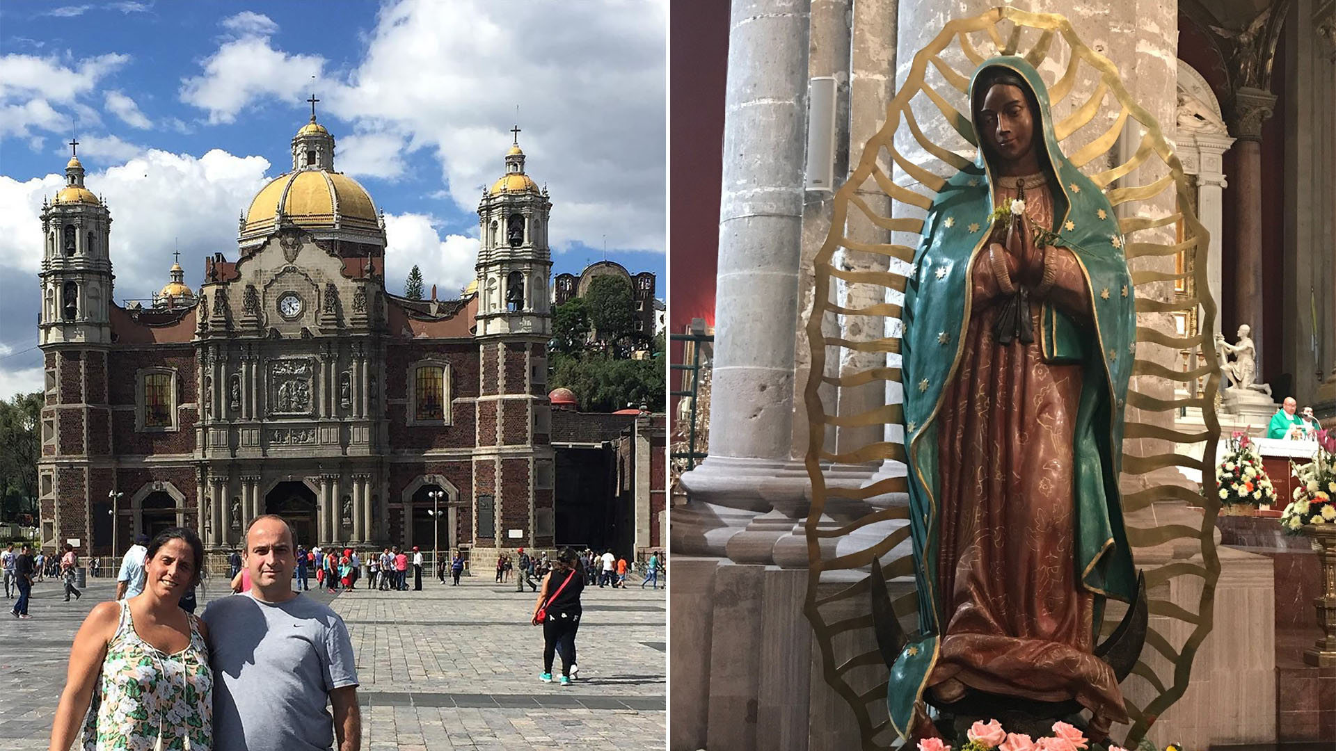 Devota de la Virgen de Guadalupe, Agustina visitó el Santuario en varias oportunidades. Primero lo hizo sola y, en 2015, con Juan. En 2018, vivió una experiencia muy fuerte. “Me senté a sus pies y, automáticamente, me largué a llorar. Ahí ella me dijo: ‘Estás esperando un bebé y este niño va a traer en vos una nueva vida’”, dice Agustina.