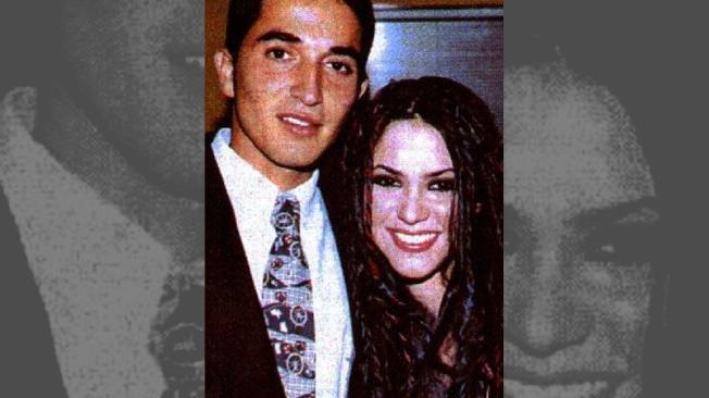 En la imagen, Shakira y su primer amor, Óscar Pardo. Foto: archivo particular