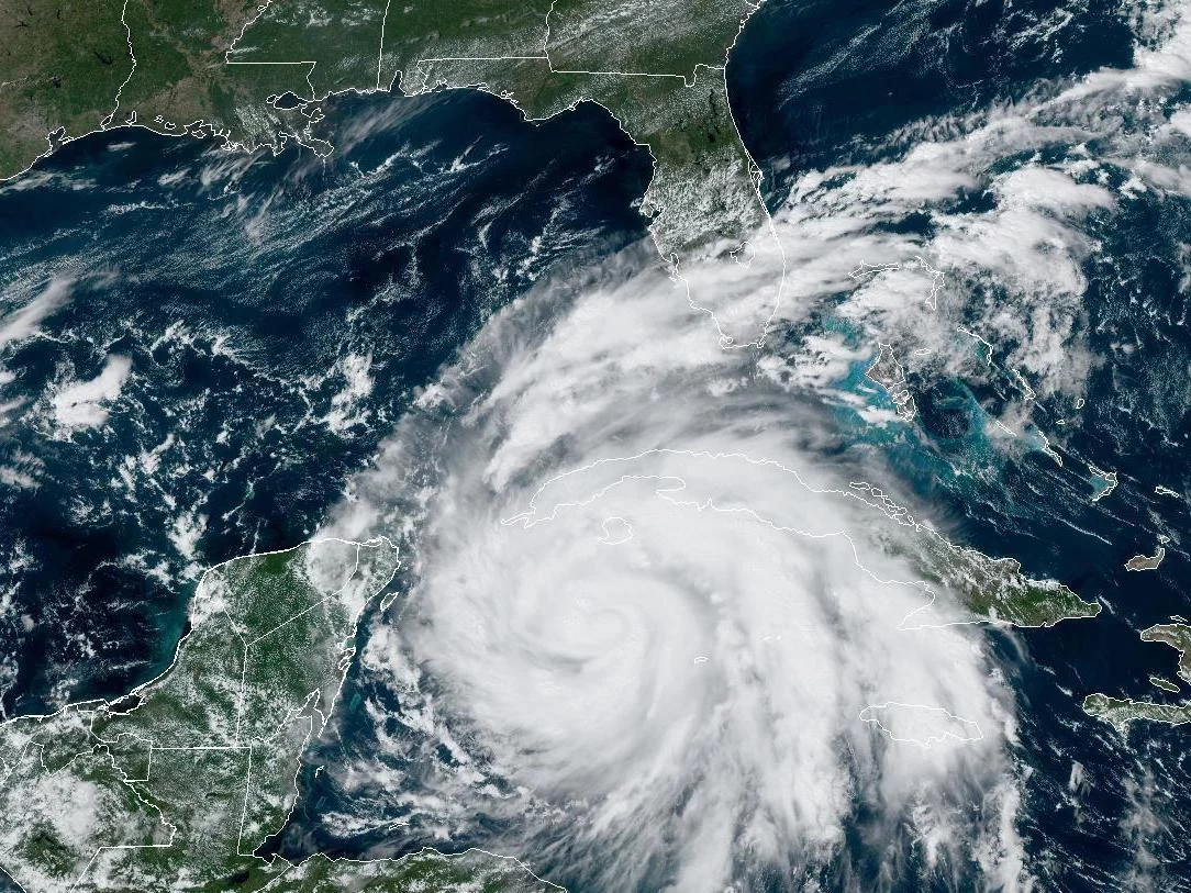 El huracán Ian ha disparado las alertas de inundación en Cuba y la Florida. (NOAA/NESDIS/STAR)