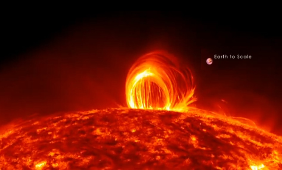 Si observaciones de un destello estelar en una estrella pequeña y fría indican la posibilidad de lluvia coronal, un fenómeno observado en nuestro sol pero aún no confirmada en una estrella de este tamaño. Foto: NASA
