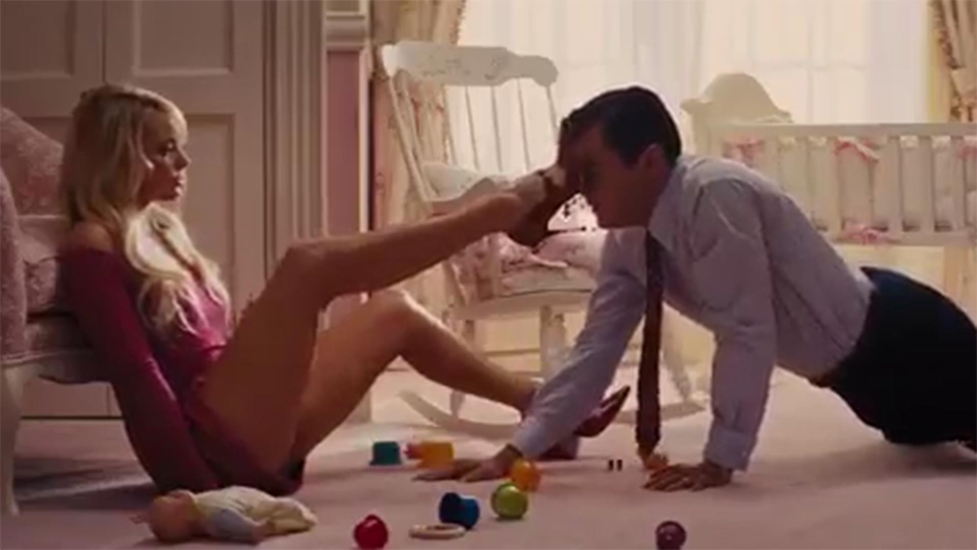 "The Wolf of Wall Street" was nominated for an Oscar in the category "Best film".(video capture)