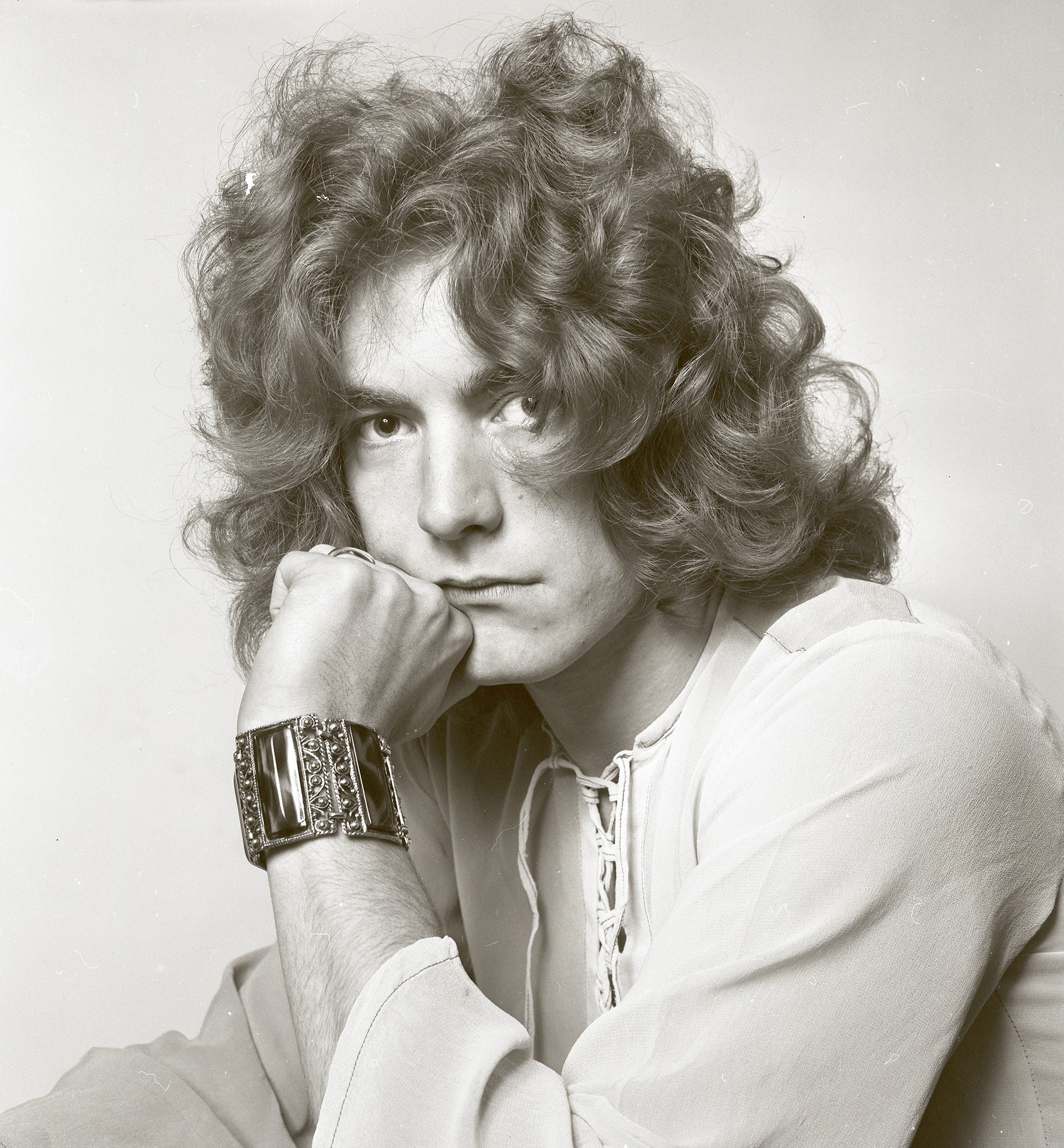 Robert Plant en diciembre de 1968 (Dick Barnatt/Redferns)