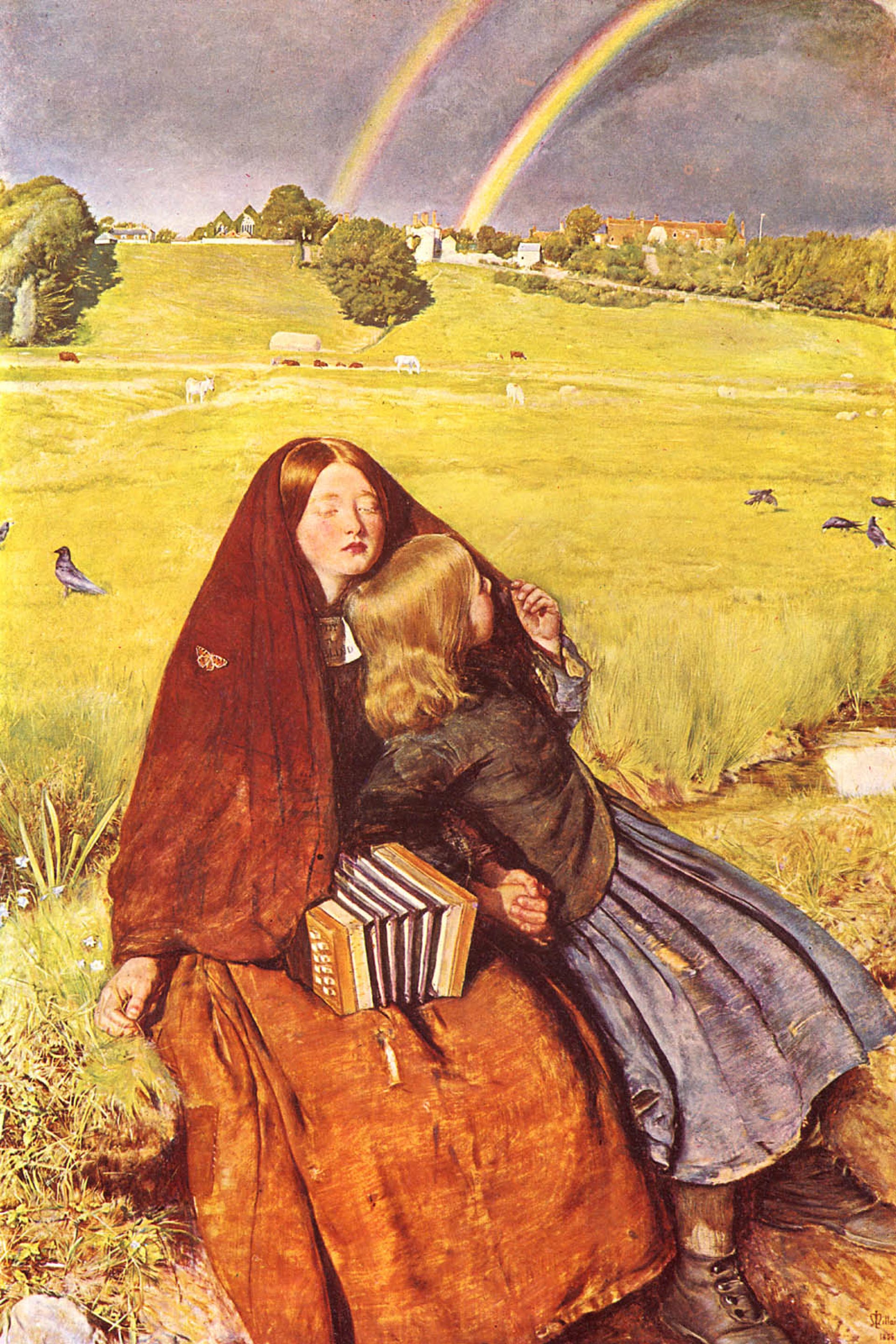 "La muchacha ciega", de Millais 