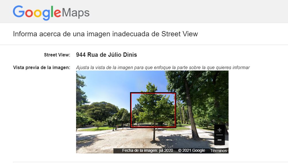 Pasos para desaparecer un auto o casa en Street View de Google Maps. (foto: Composición/Jose Arana)