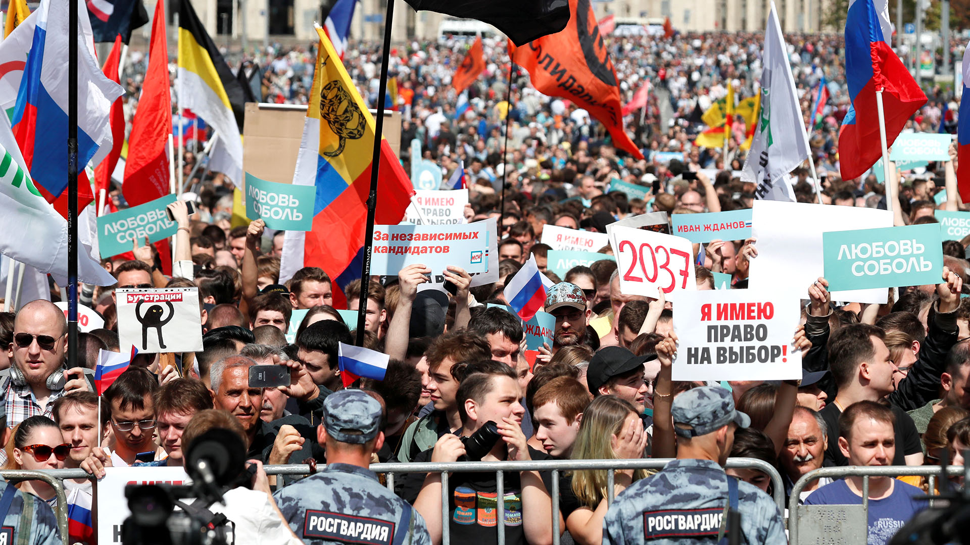 manifestaciones en Rusia 