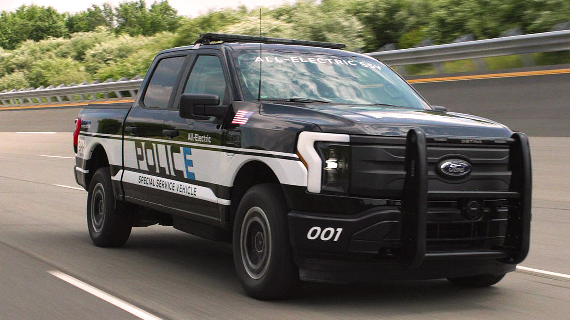 The F-150 Lightning Pro SSV has undergone rigorous testing before being released to equip US state police departments.