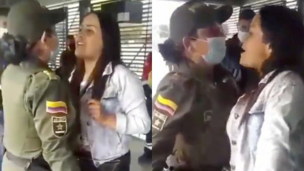 Video: mujer enfurecida llenó de insultos a una policía que le reclamó por  colarse en TransMilenio - Infobae