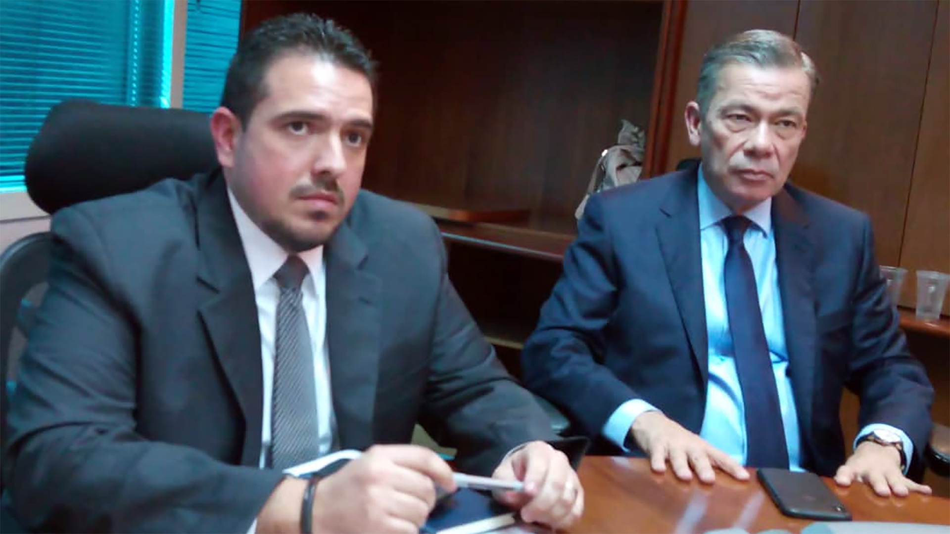 Stalin González y Gerardo Blyde, dos de los representantes de la oposición
