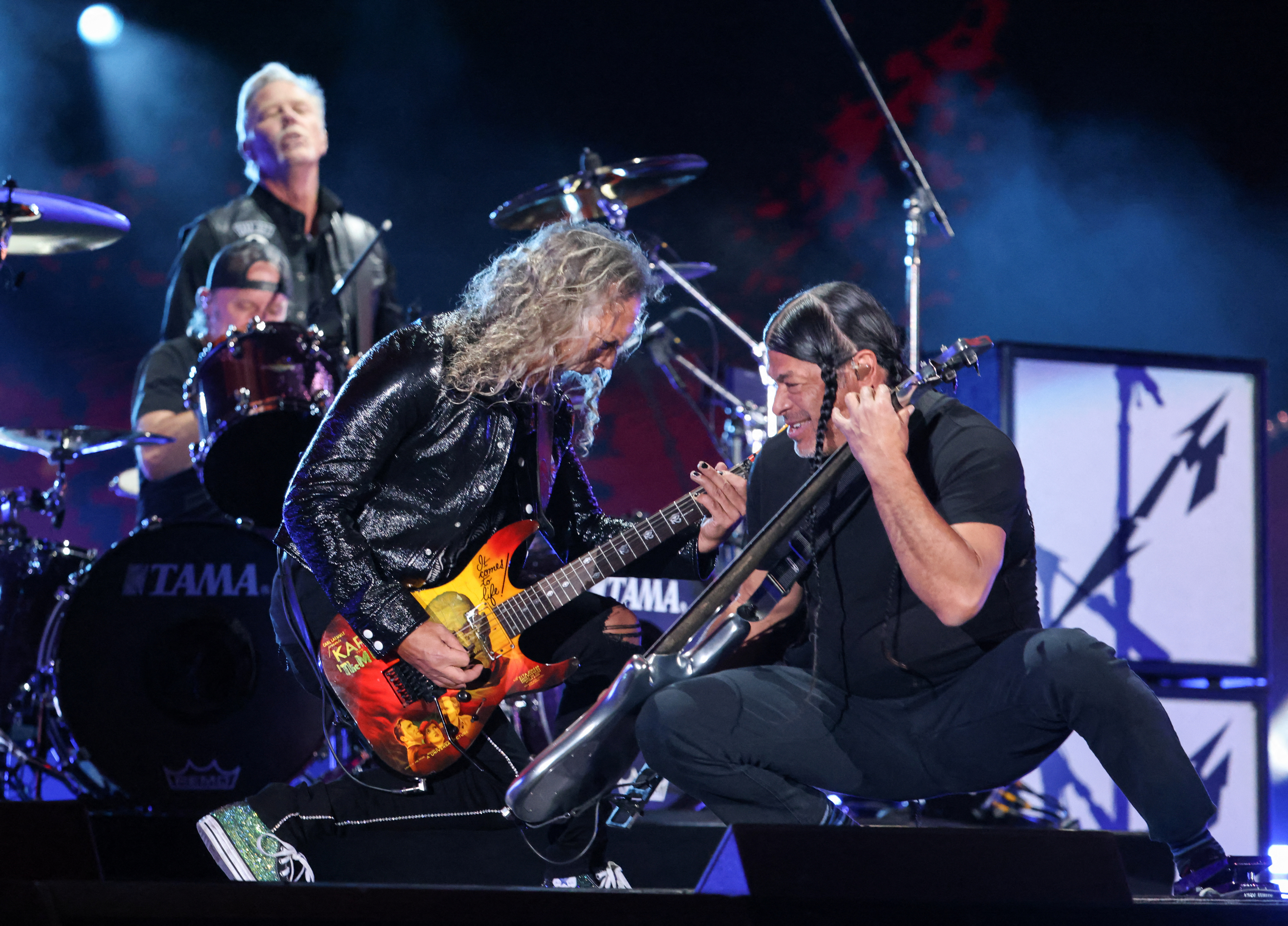 Metallica performs at the Global Citizen Concert in New York City, New York, U.S., September 24, 2022. REUTERS/Caitlin Ochs