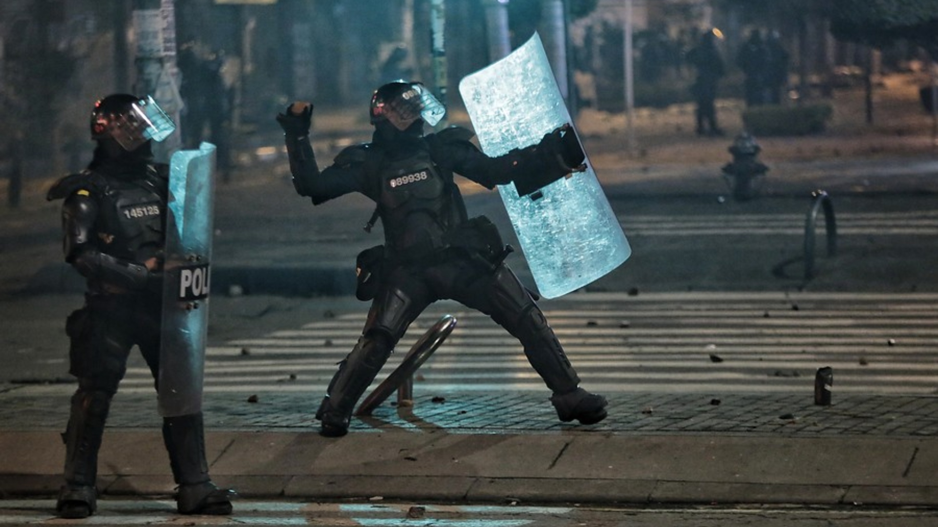Referencia. Bogotá, 30 de Abril de 2021. Fuertes enfrentamientos en la localidad de Suba. (Colprensa - Álvaro Tavera)